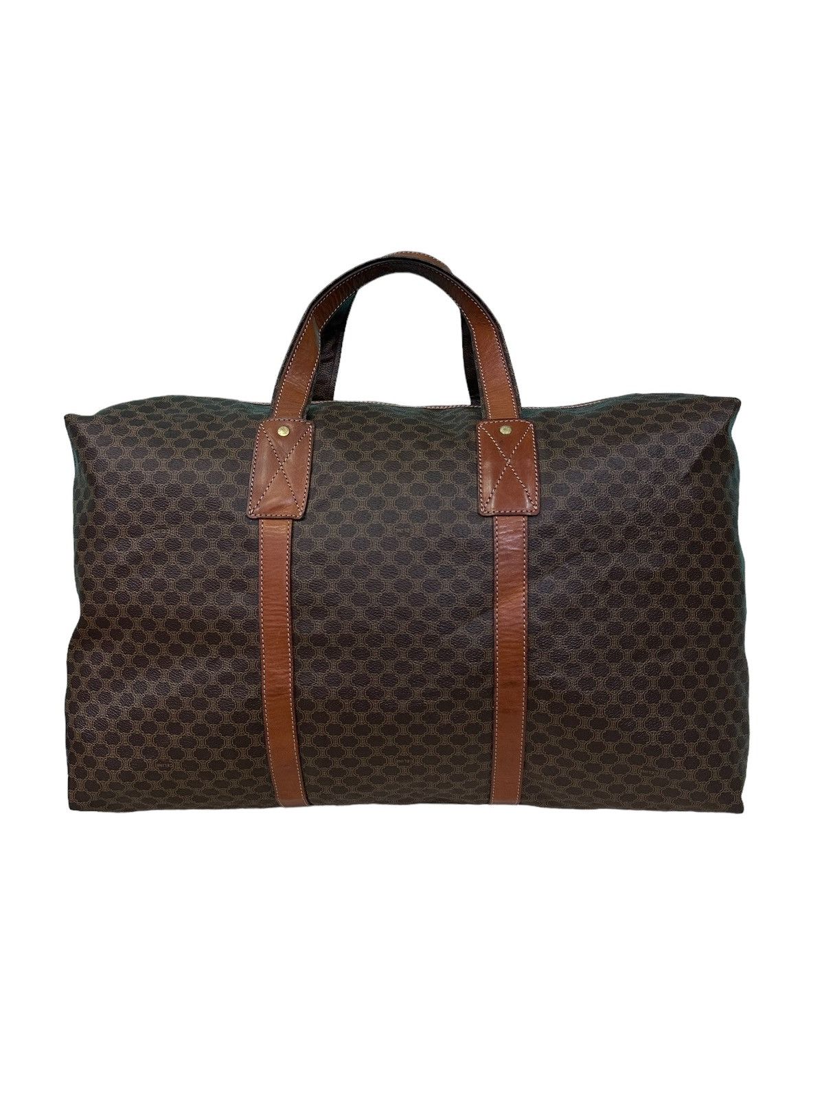 Celine AUTHENTIC VINTAGE CELINE MACADAM TRAVEL BAG Size ONE SIZE - 5 Thumbnail