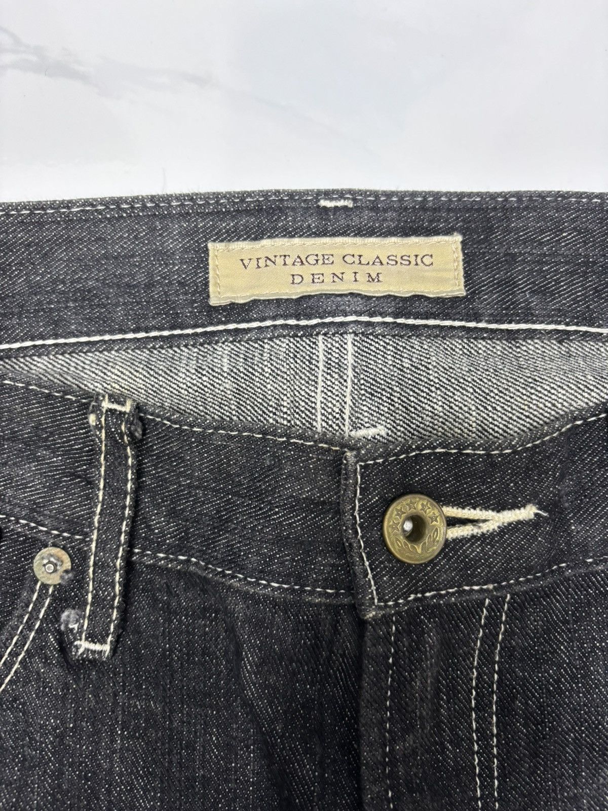 Y-3 Yohji Yamamoto Y3 Adidas Black Vintage Classic Denim Jeans Size US 32 / EU 48 - 10 Thumbnail