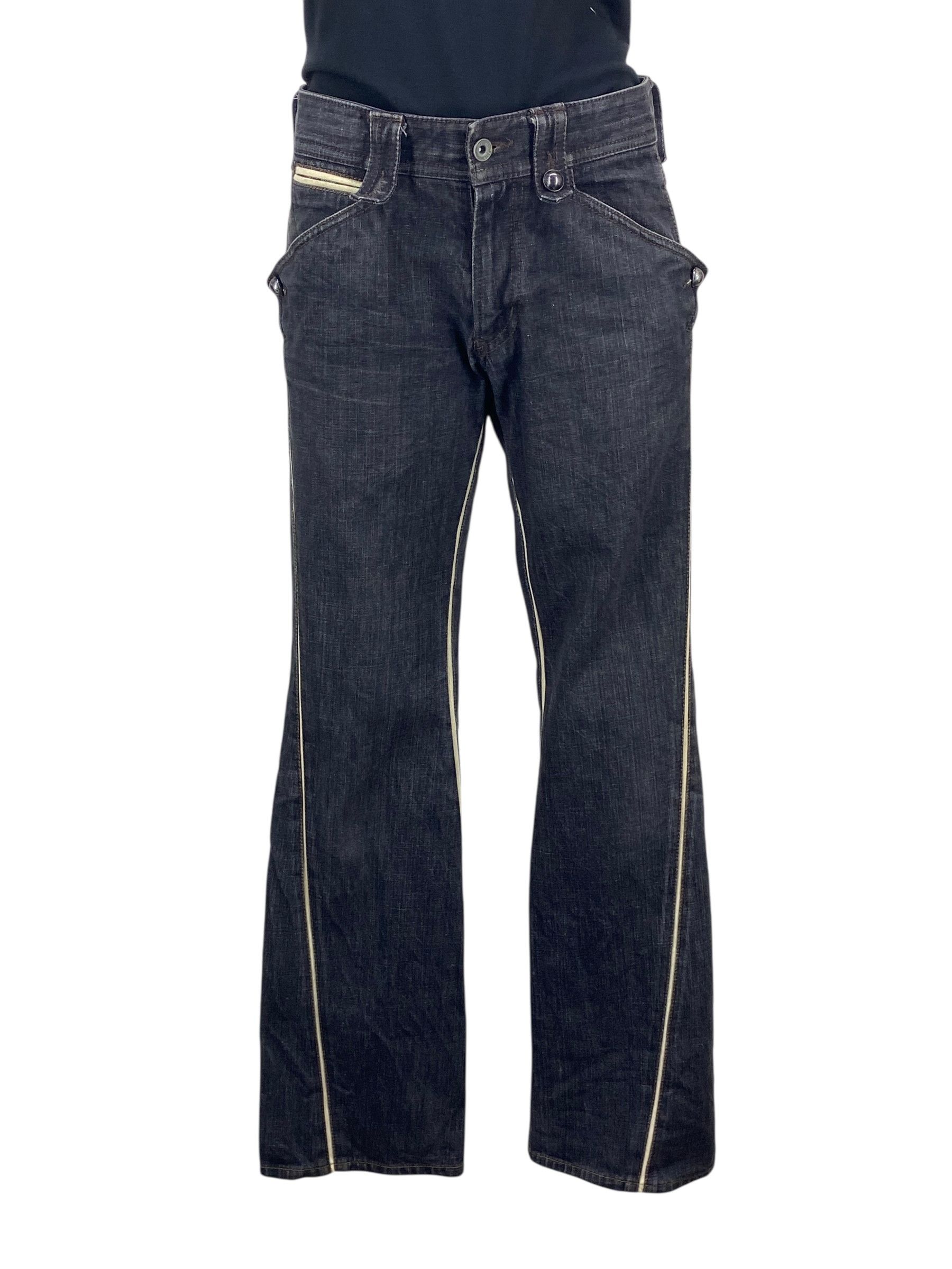 Japanese Brand Nicole Club For Men Pants Flare Pants Size US 29 - 1 Thumbnail