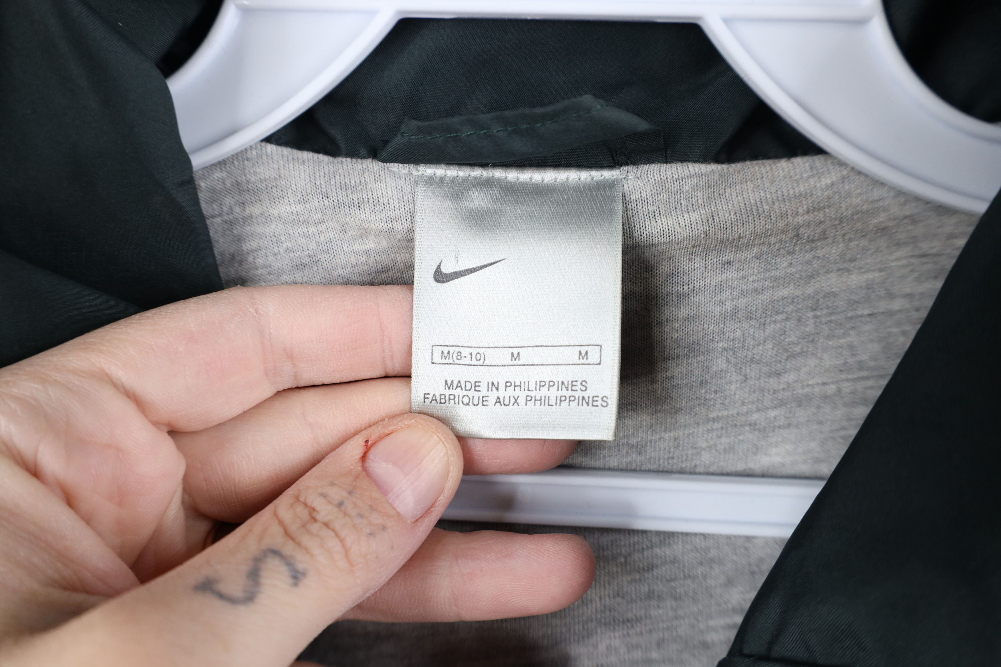 Nike Vintage 90s Y2K Nike Scott Mini Swoosh Lined Hooded Jacket Size M / US 6-8 / IT 42-44 - 9 Thumbnail