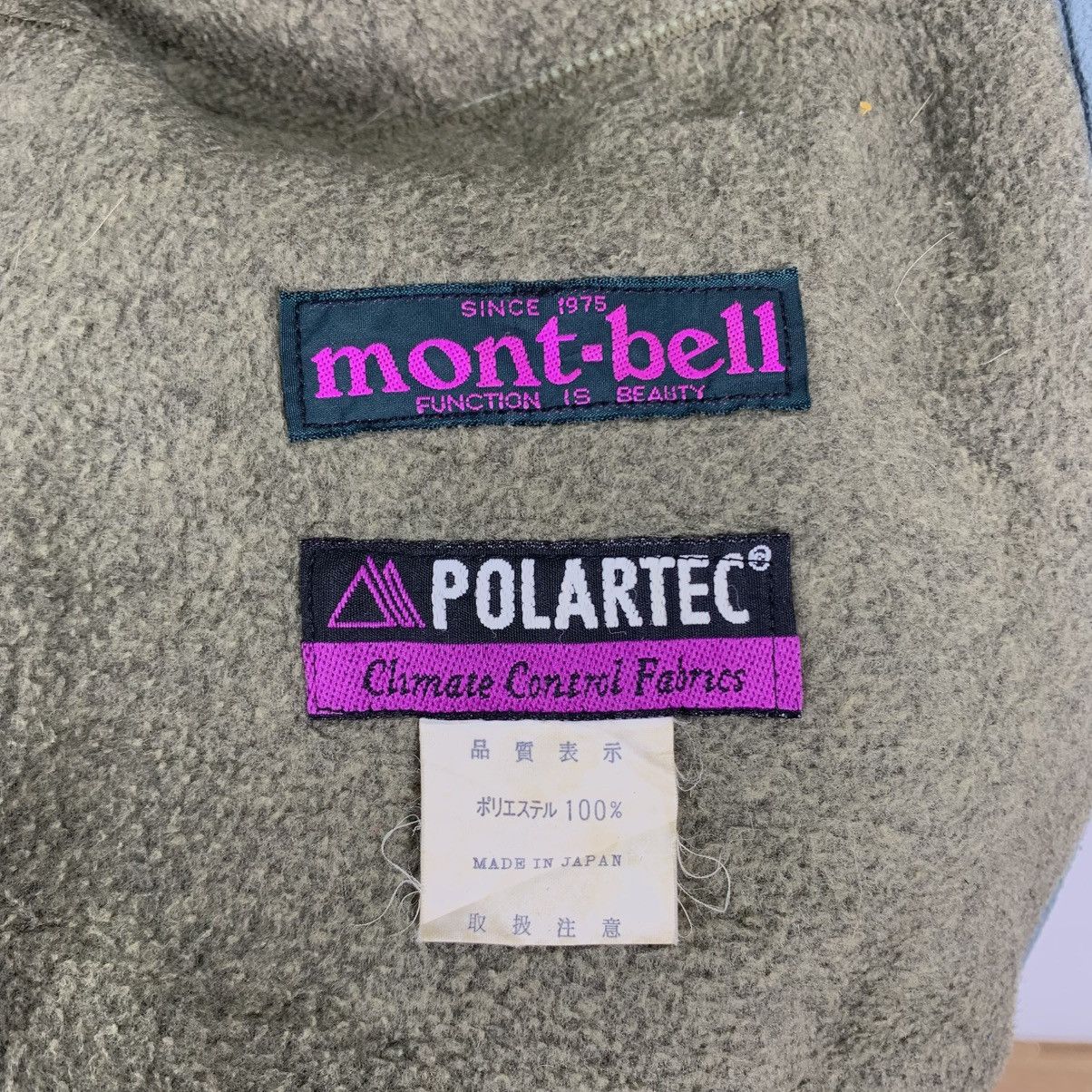 Montbell Vintage MONTBELL Mont-Bell Polartec Fleece Zipper Jacket Size US L / EU 52-54 / 3 - 7 Thumbnail