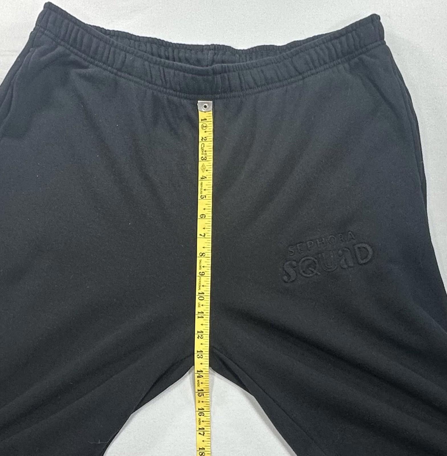 Other Bella Canvas Fleece Straight Leg Sweatpants Black Womens 2XL Size 42" / US 20 - 7 Thumbnail