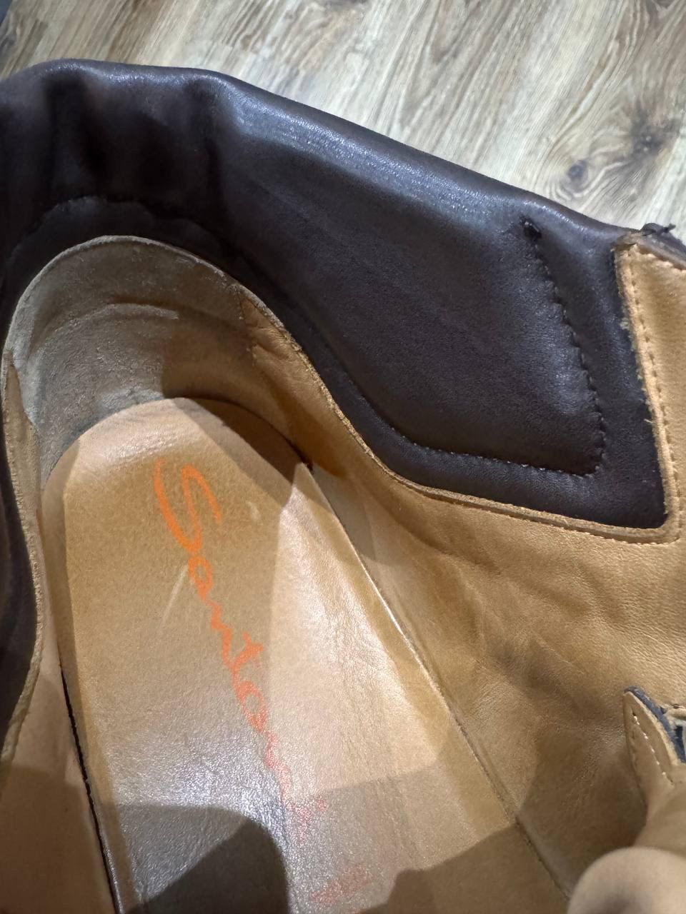 Santoni Santoni Men’s Brown Leather Hiking Boots Size 9 Size US 9 / EU 42 - 19 Thumbnail