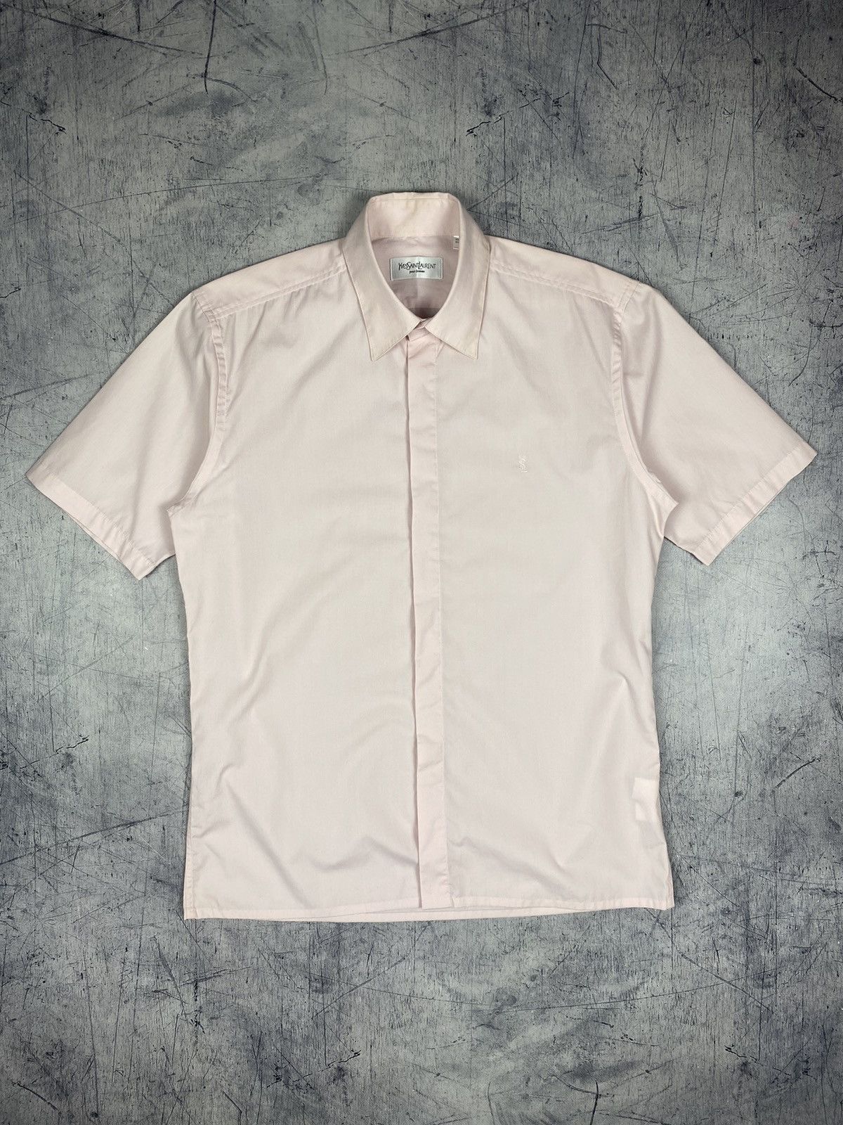 Yves Saint Laurent Vintage 90s Yve Saint Laurent Basic Button Up Shirt Size US M / EU 48-50 / 2 - 2 Thumbnail