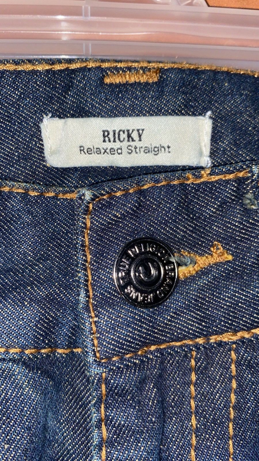 True Religion True Religion Ricky Relaxed Straight Denim Size US 28 / EU 44 - 7 Thumbnail