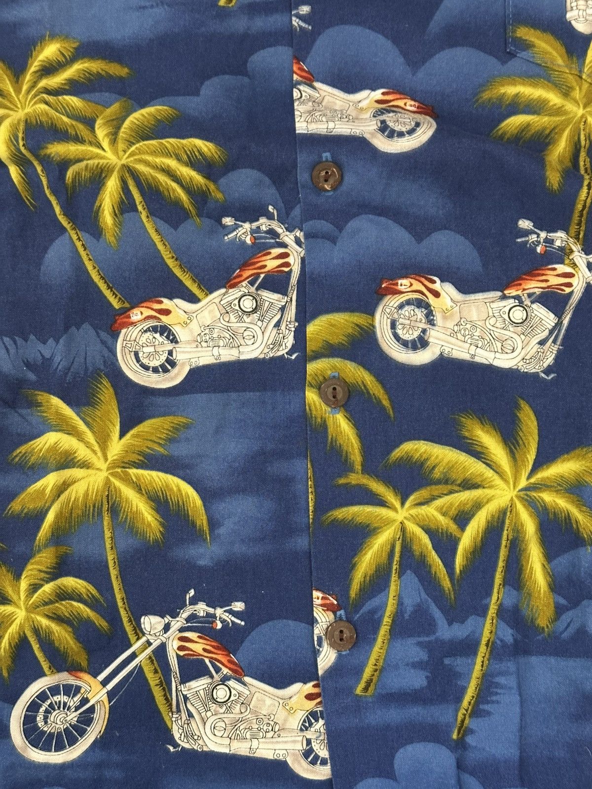 Pacific Legend Vintage Pacific Legend Motorcycle Hawaiian Shirt Size XL Size US XL / EU 56 / 4 - 2 Thumbnail