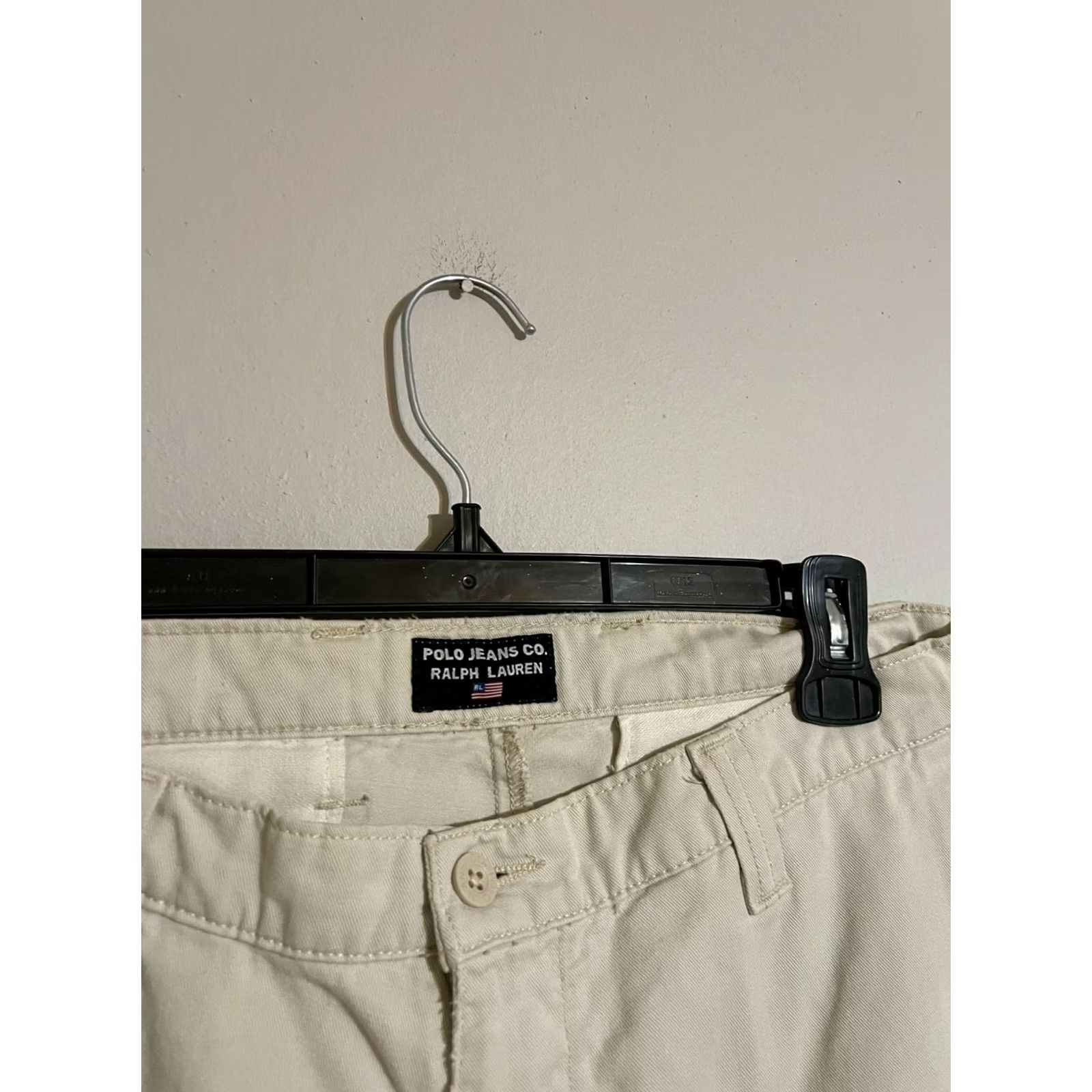 Polo Ralph Lauren VINTAGE Polo Ralph Lauren Chino Pants Beige Khaki Men's 33x30 Flat Front Size US XS / EU 42 / 0 - 4 Thumbnail