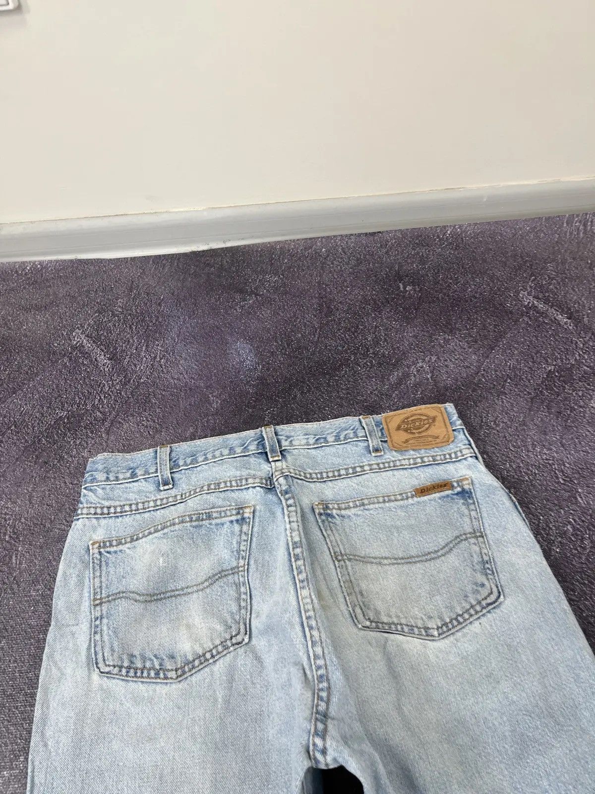 Dickies Vintage Dickies Faded Light Blue USA Denim Hype Jeans Size US 34 / EU 50 - 6 Thumbnail