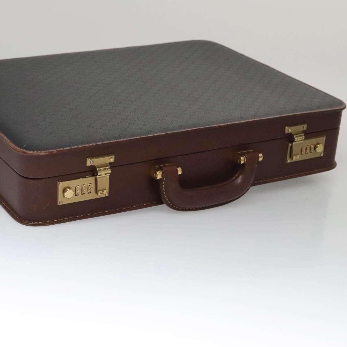 Gucci GUCCI Micro GG Canvas Trunk Black Gold Size ONE SIZE - 6 Thumbnail