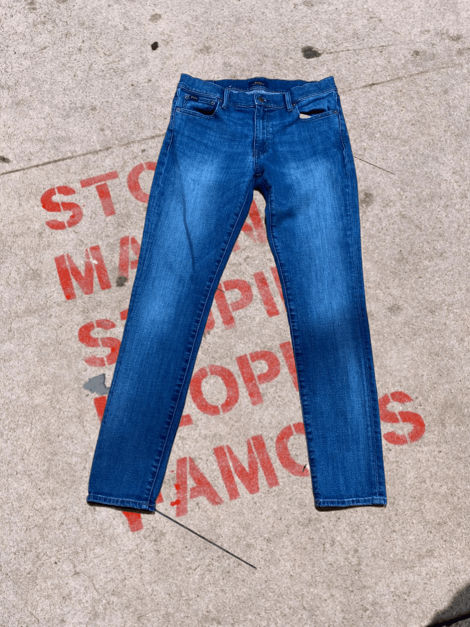Polo Ralph Lauren POLO RALPH LAUREN Slim Fit Denim Jeans Clean Look SKINNY Size 29" - 1 Thumbnail