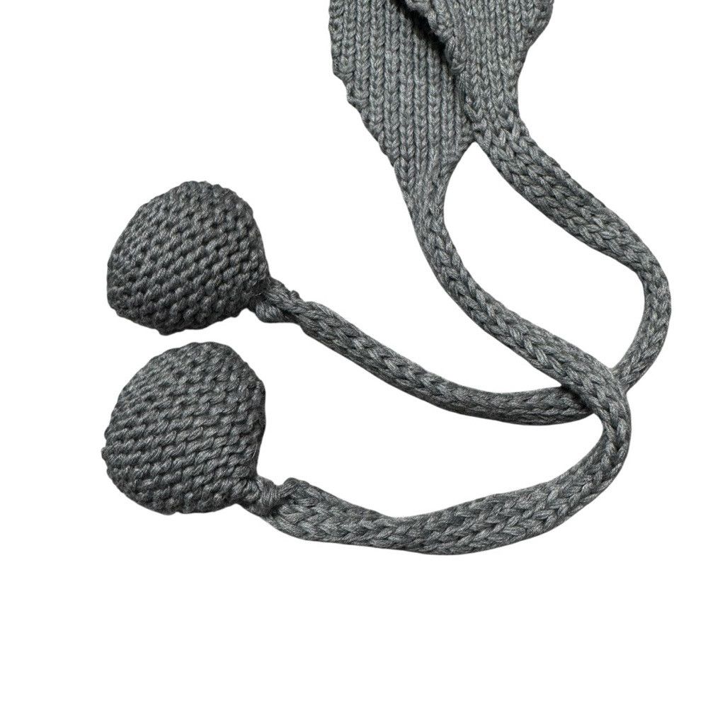 Anthropologie New Anthropologie Grey Earflap Hat Size ONE SIZE - 2 Thumbnail