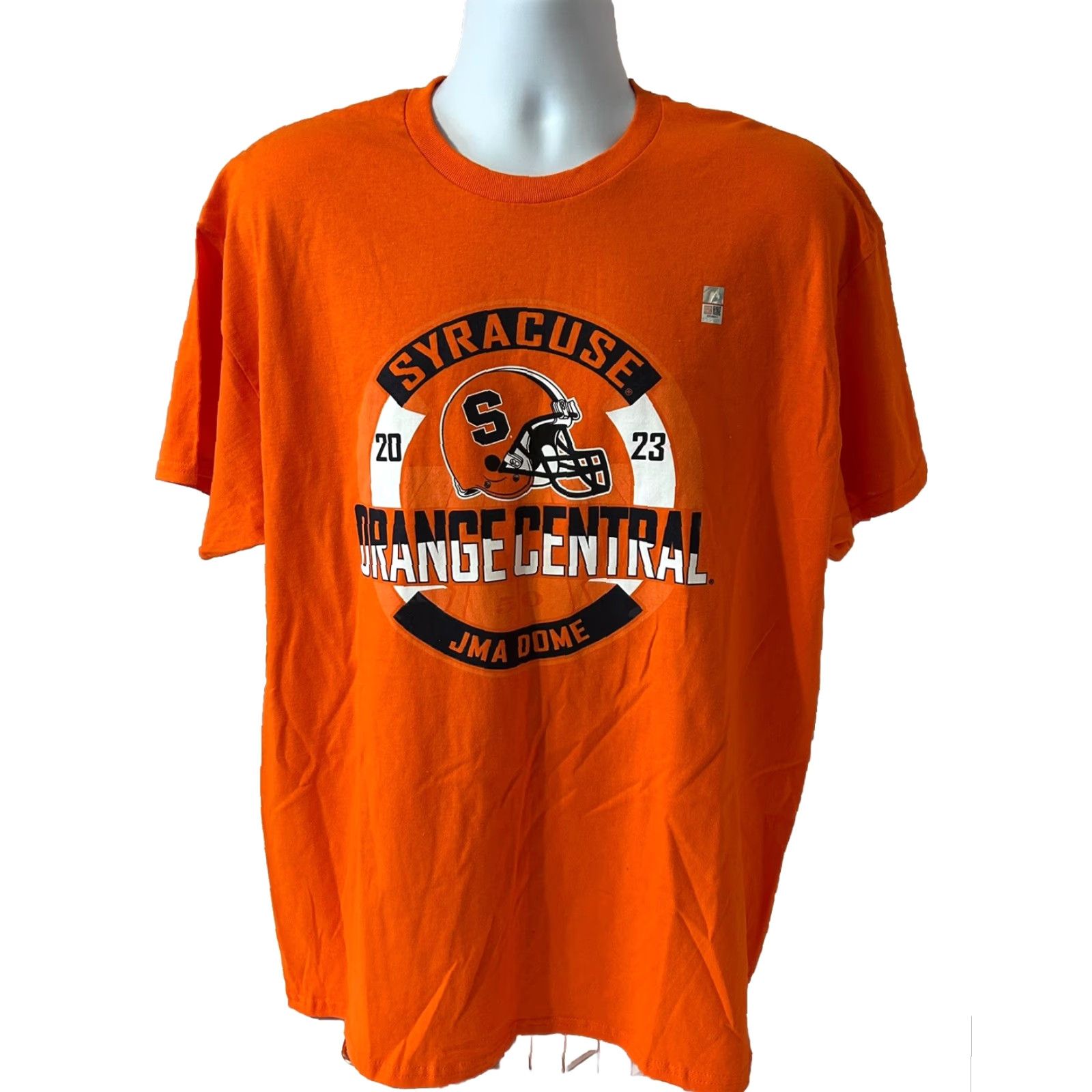 Vintage Syracuse Football Orange Central JMA Dome Shirt Men XL 2023 Orange Short Sleeve Blue 84 T-Shirt Logo Crew Neck Size US XL / EU 56 / 4 - 2 Thumbnail
