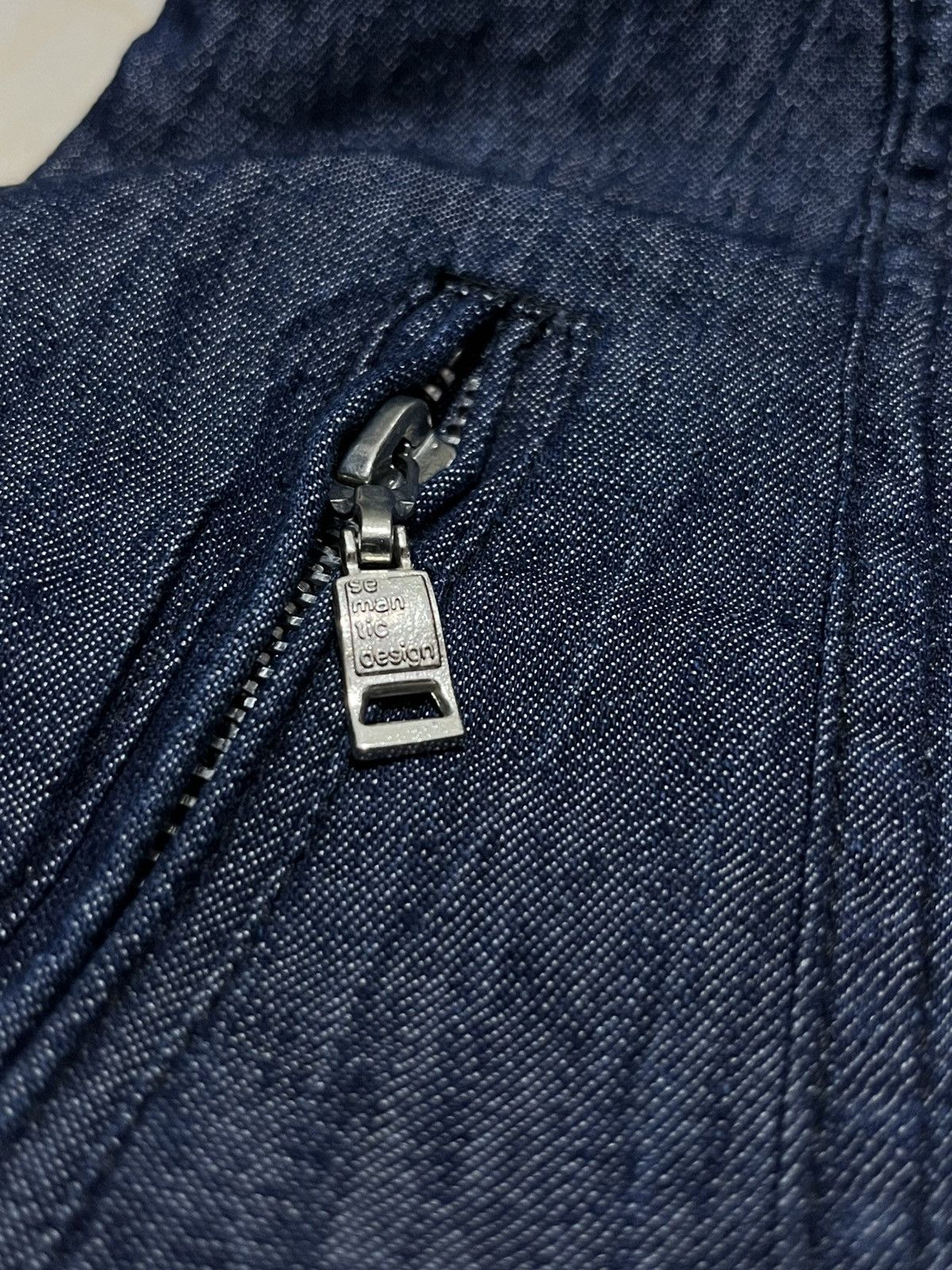 Japanese Brand Semanticdesign Vest Denim Asymmetric Size US L / EU 52-54 / 3 - 4 Thumbnail