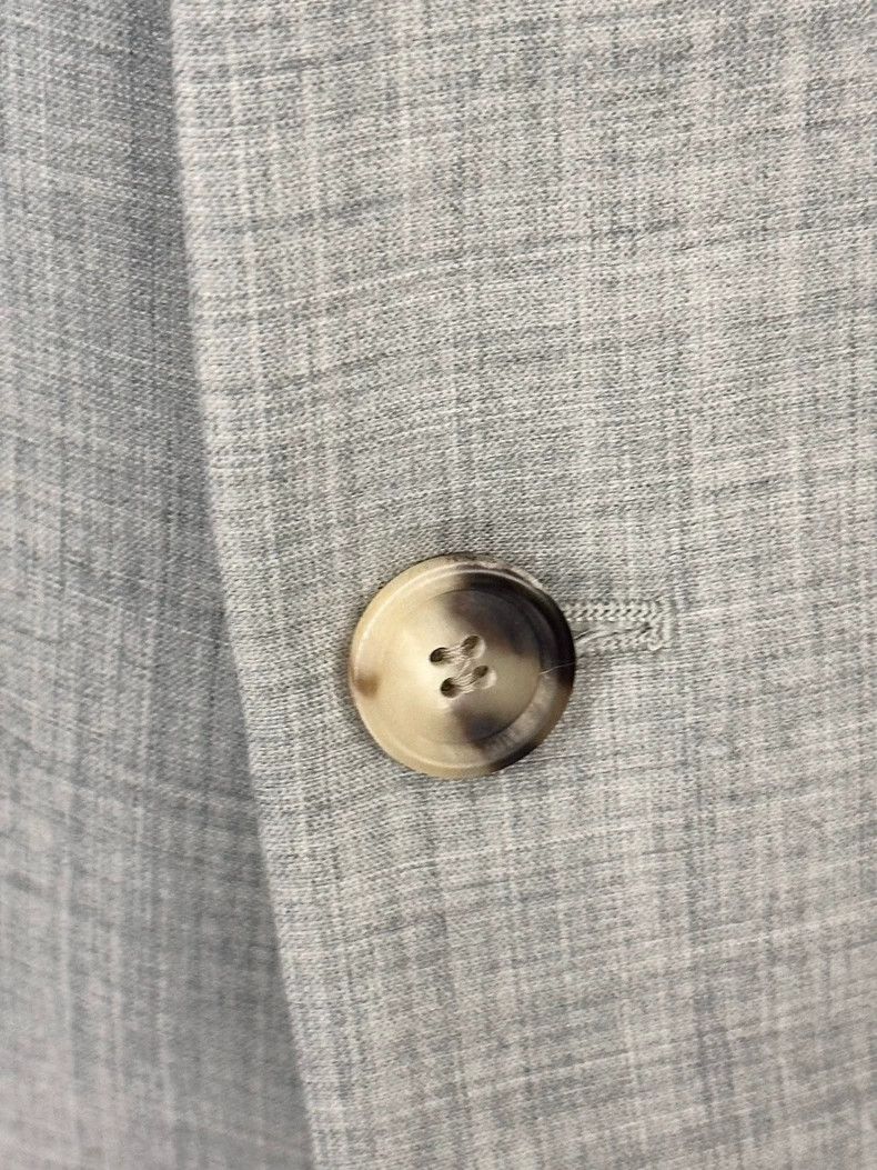Fear of God Fear Of God Grey collarless wool blazer jacket 2503-Nextarr Size US M / EU 48-50 / 2 - 4 Thumbnail