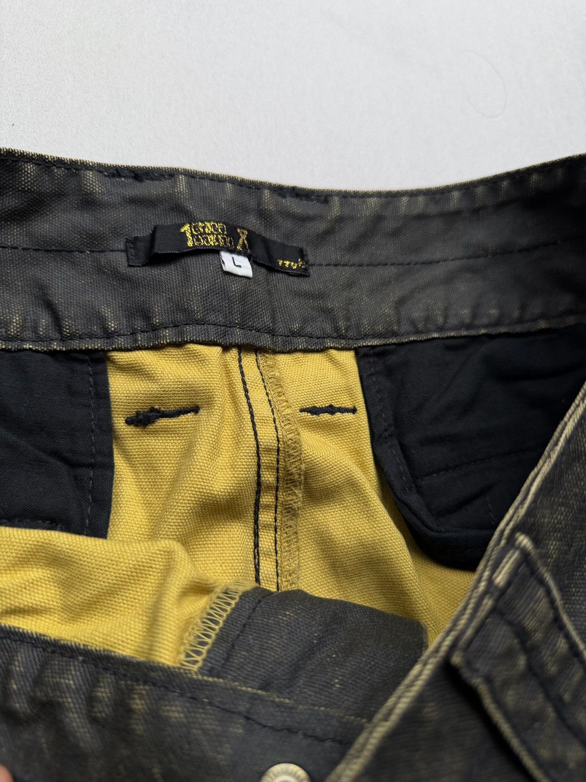 Japanese Brand Ttv lace-up flare pants Size US 30 / EU 46 - 4 Thumbnail
