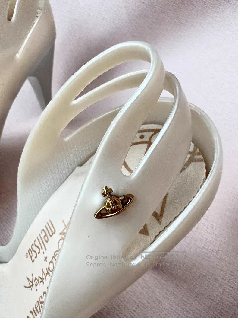 Vivienne Westwood Vivienne Westwood Vintage white gold heart-shaped pointed Size US 6.5 / IT 36.5 - 8 Thumbnail
