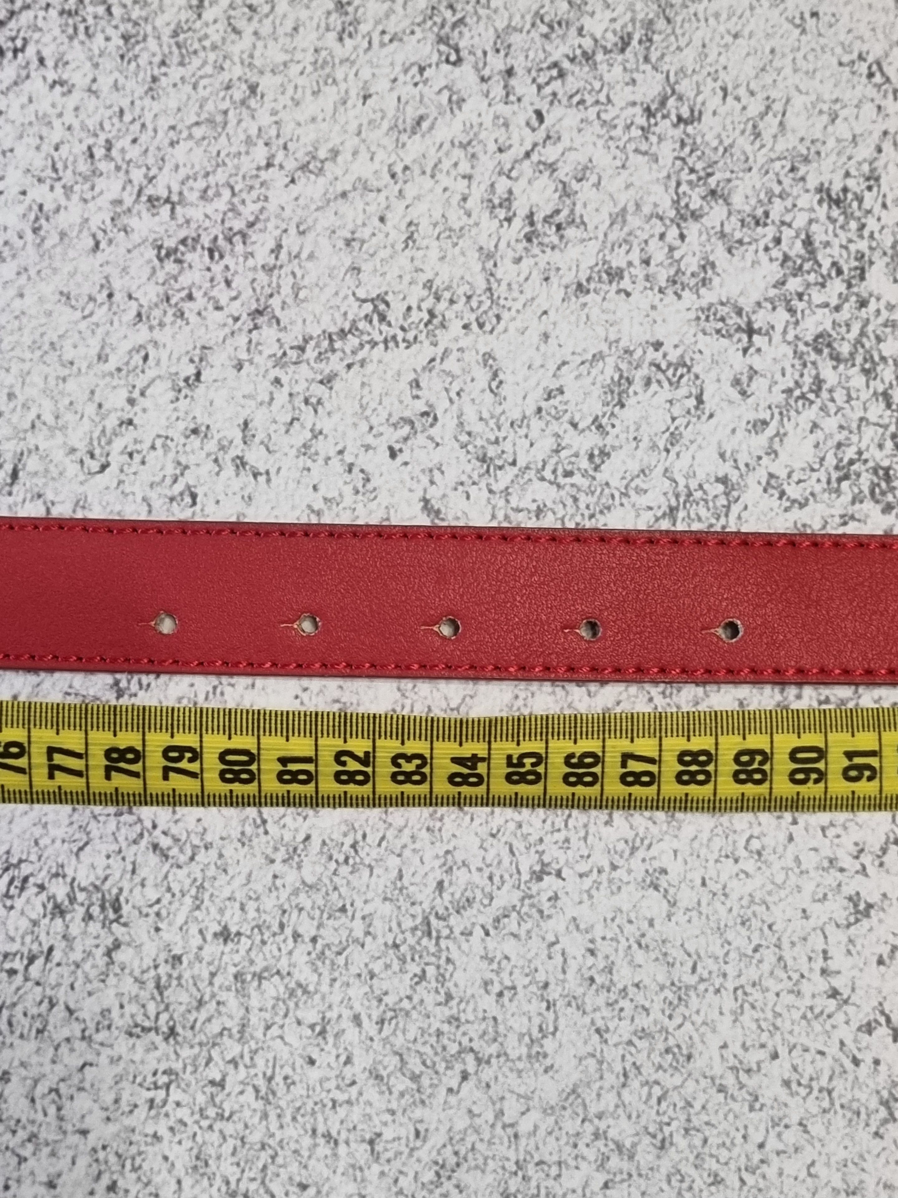 Valentino Mario Valentino Woman Big Logo Genuine Leather Belt Size ONE SIZE - 7 Thumbnail