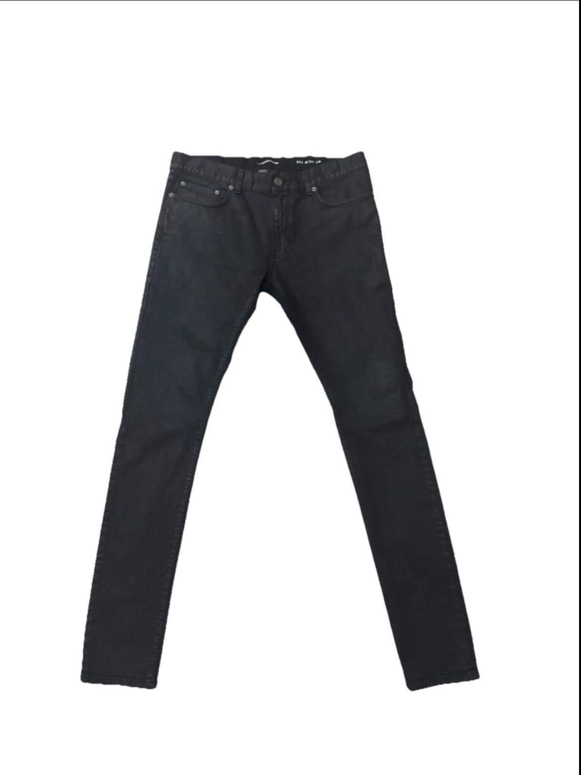 Saint Laurent Paris D02 Black Waxed Denim