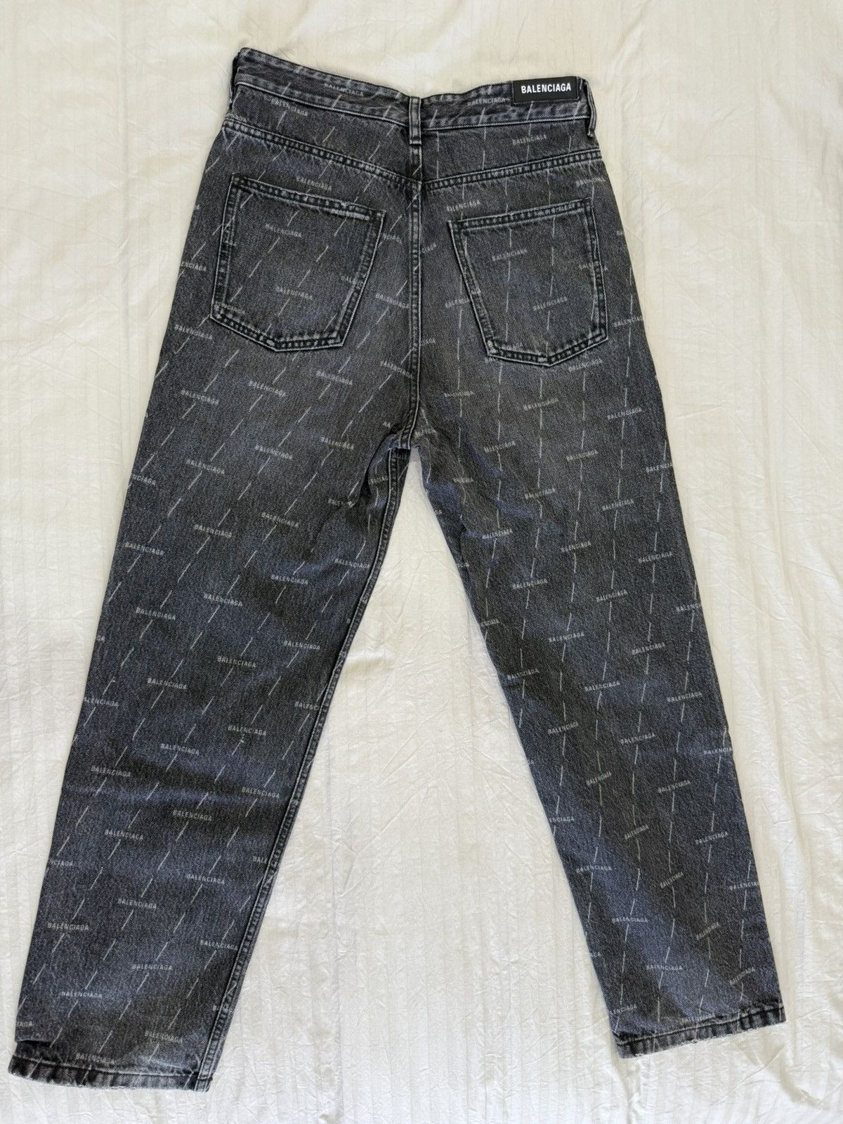 Balenciaga Balenciaga All Over Logo Jeans Size US 30 / EU 46 - 5 Thumbnail