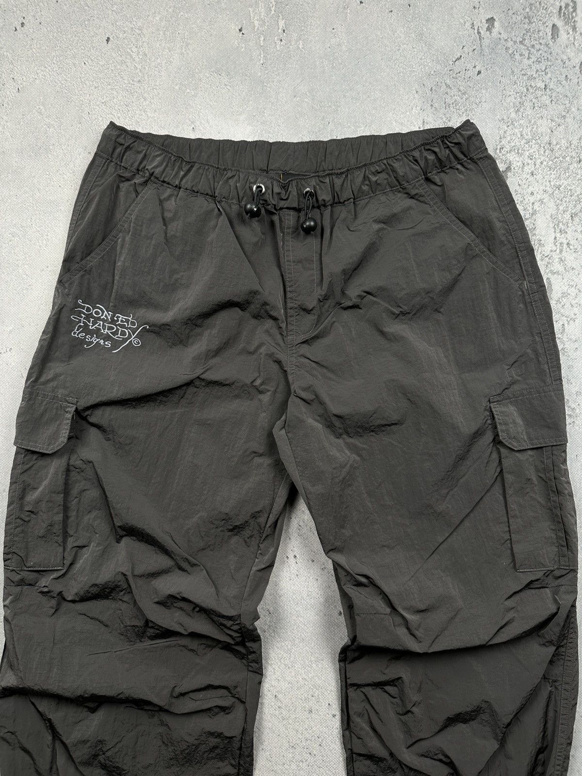 Ed Hardy Y2K Ed Hardy Urban Outfitters Nylon Dragon Cargo Pants 00s Size US 34 / EU 50 - 3 Thumbnail