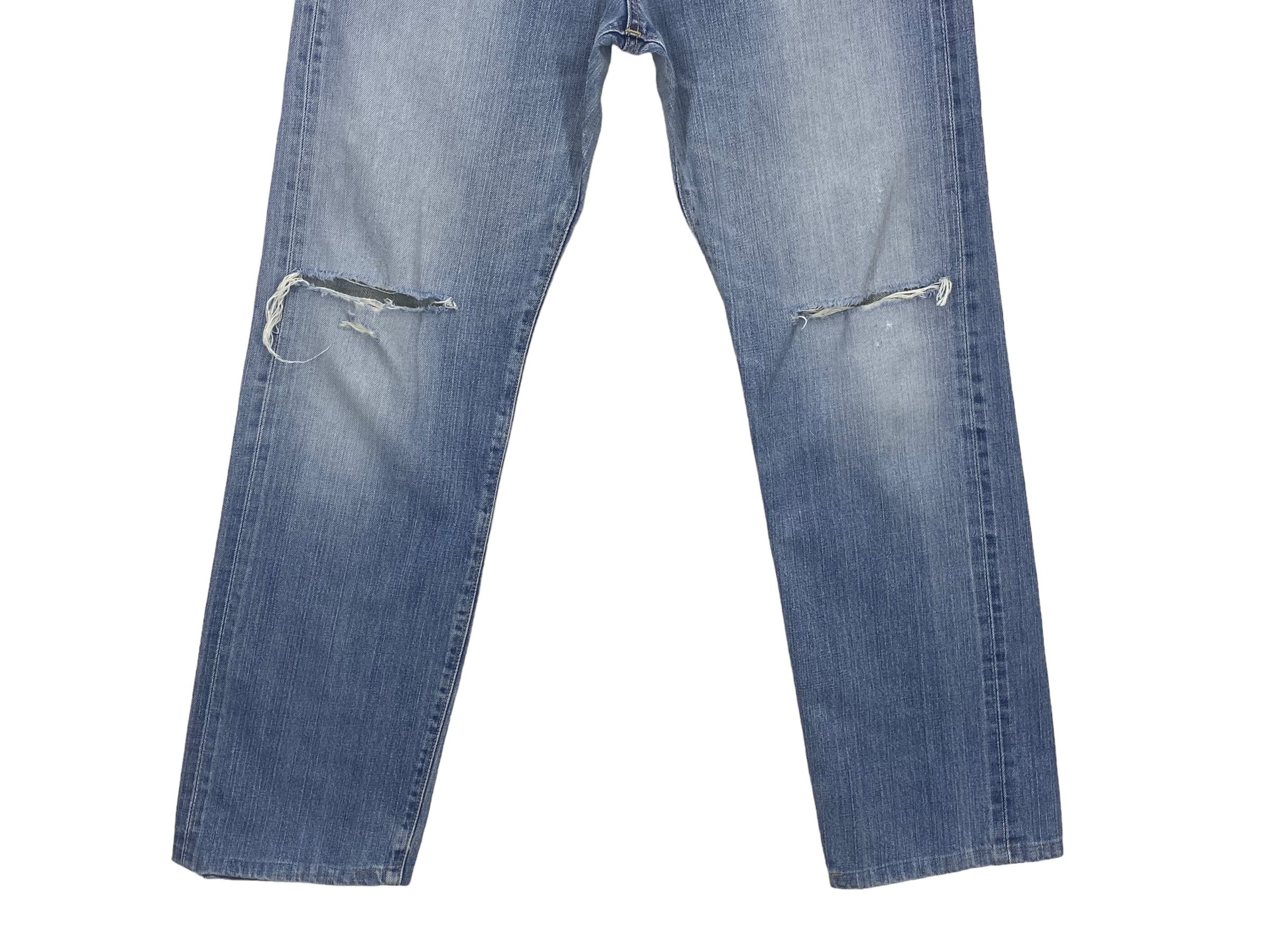 Edwin × Vintage Edwin Selvedge Denim Japanese Distressed Pants Japan Made Size US 30 / EU 46 - 5 Thumbnail