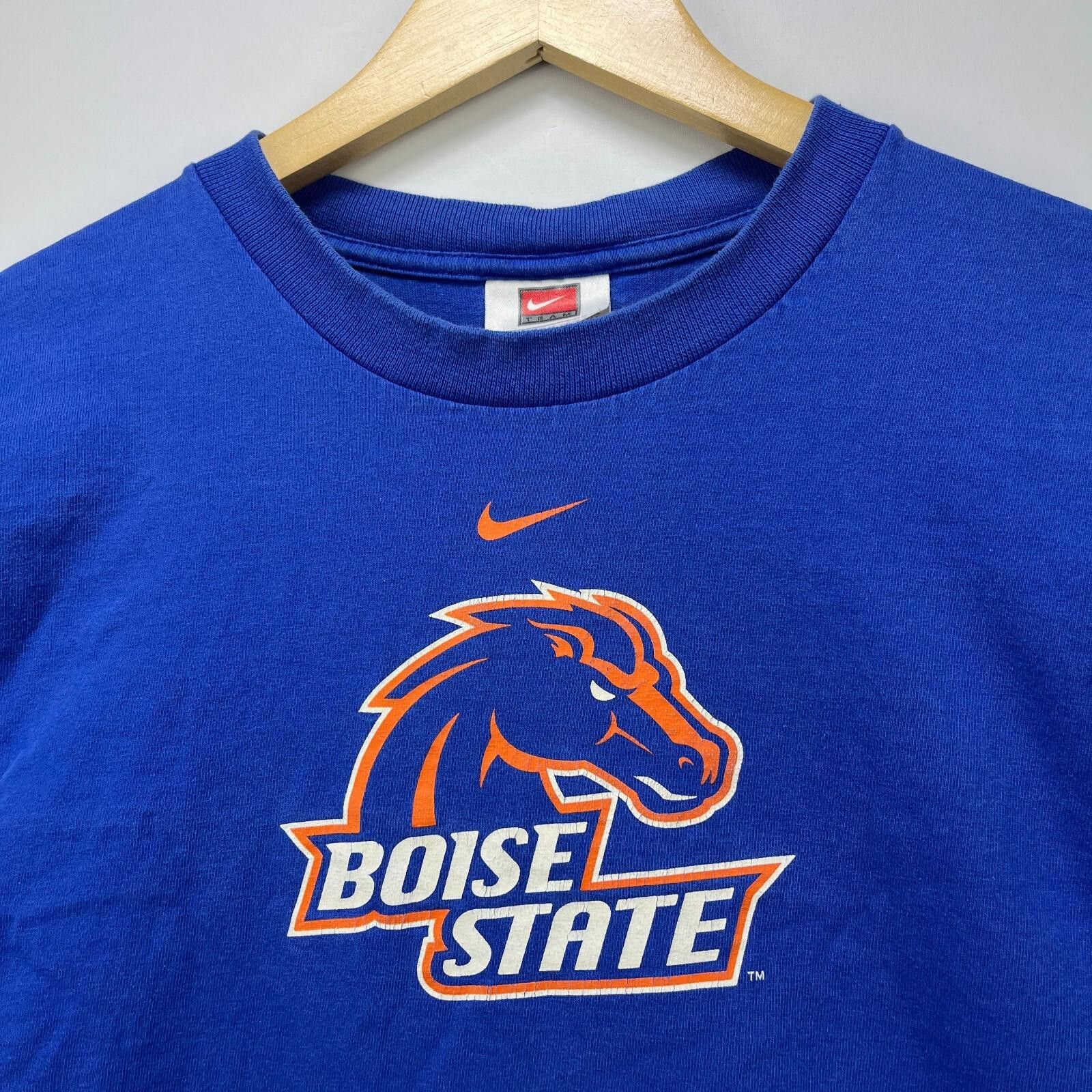 Nike Vintage Nike Boise State Broncos University T-Shirt Large Size US L / EU 52-54 / 3 - 3 Thumbnail