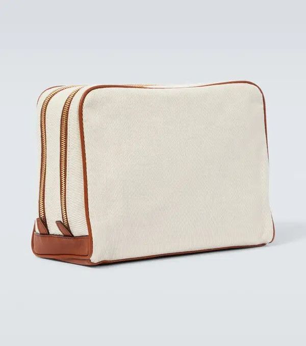 Brunello Cucinelli o1mle0725 Size: OS / Beauty Case Bag in Neutrals Size ONE SIZE - 3 Thumbnail