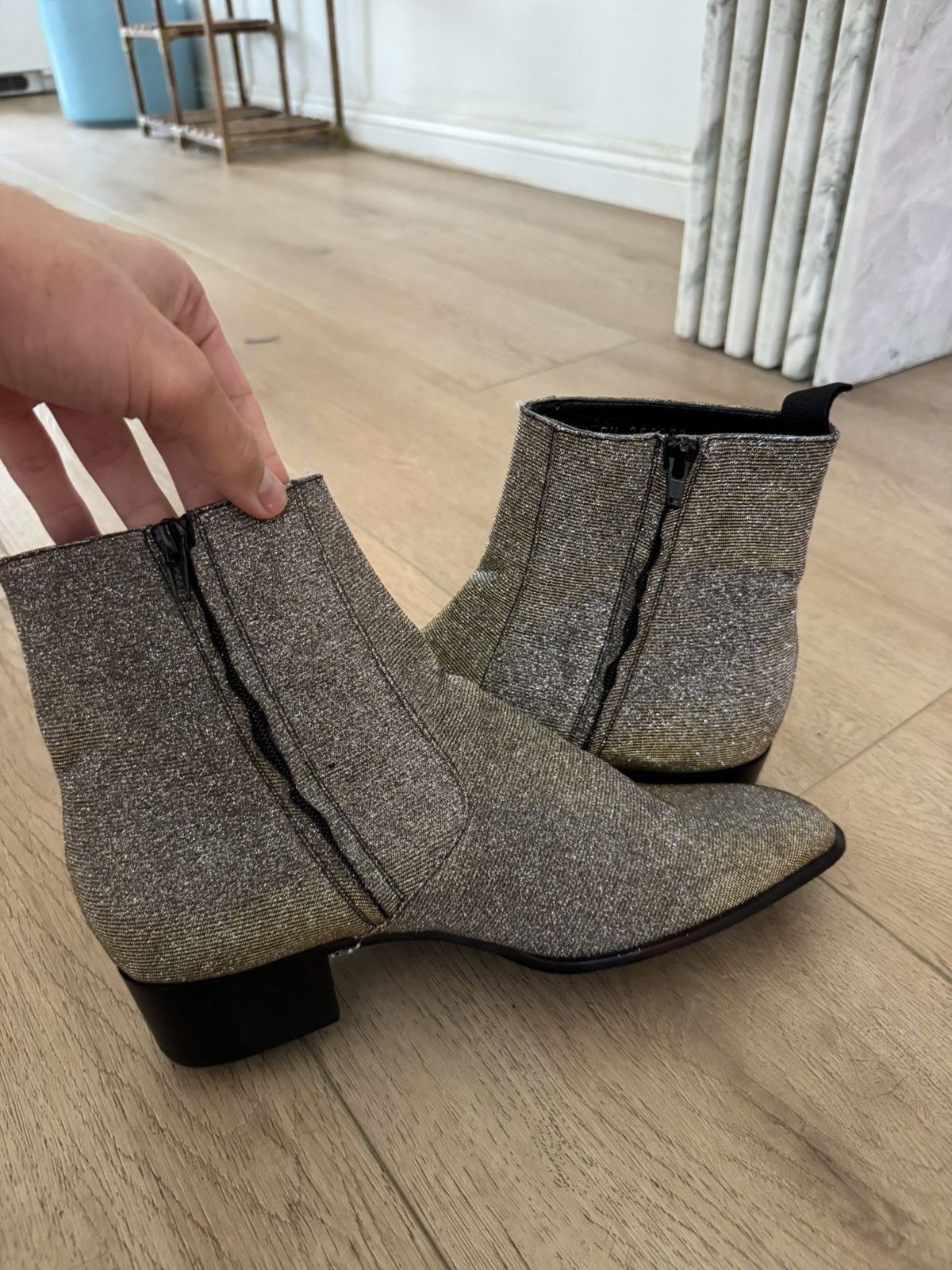 Saint Laurent Paris New Hedi FW16 Viper Metallic Wyatt Size US 10 / EU 43 - 3 Thumbnail