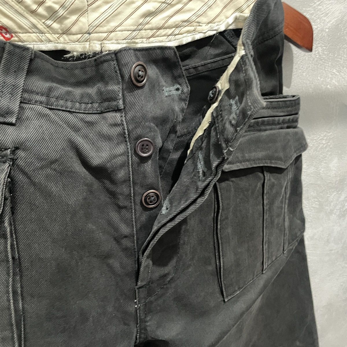 Diesel 2000s Men’s Jeans Black Diesel Cargo Staight Fit Size US 30 / EU 46 - 5 Thumbnail