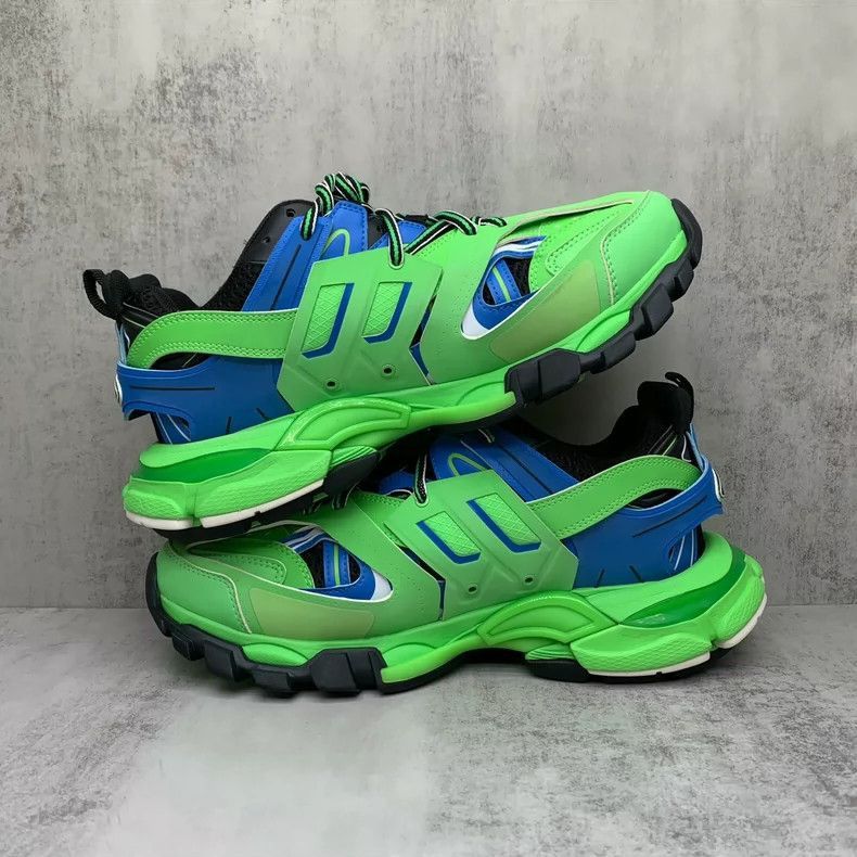 Balenciaga Balenciaga Track Sneakers Green and Black-2505 Size US 8 / EU 41 - 3 Thumbnail