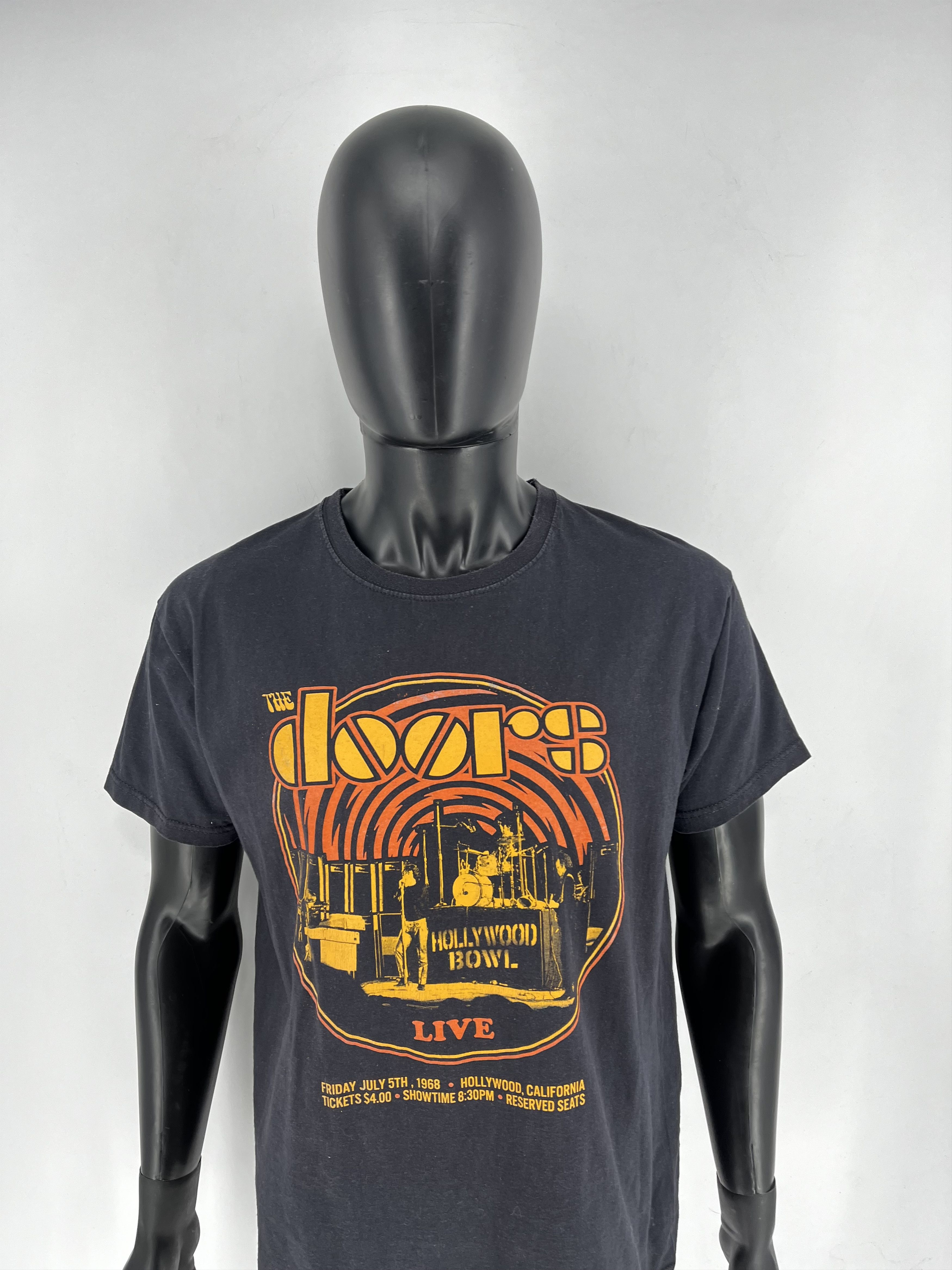 Band Tees × Vintage Vintage Y2k Jim Morrison The Doors Rare T-Shirt Band Tee Size US L / EU 52-54 / 3 - 5 Thumbnail