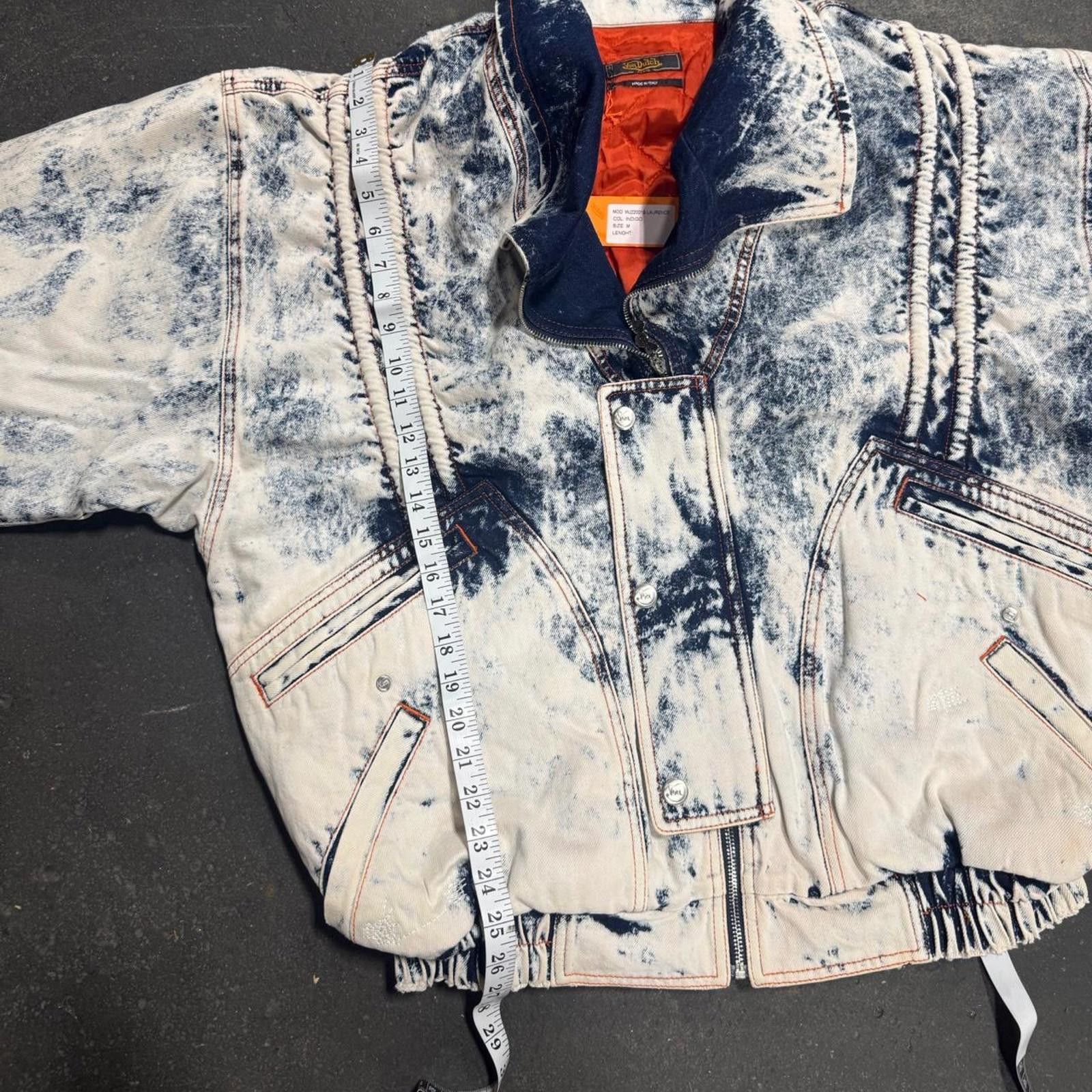 Von Dutch Von Dutch Paris New Acid Wash Bomber Jacket Size Medium Size US M / EU 48-50 / 2 - 7 Thumbnail