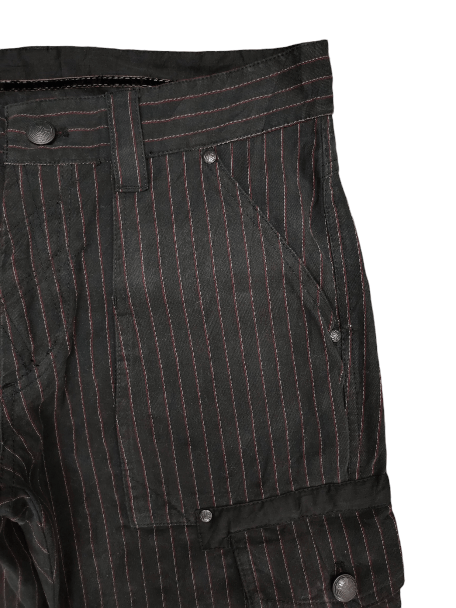 291295=Homme Vintage 291295=Homme Japan Pin Striped Cargo Pants Size US 31 - 5 Thumbnail