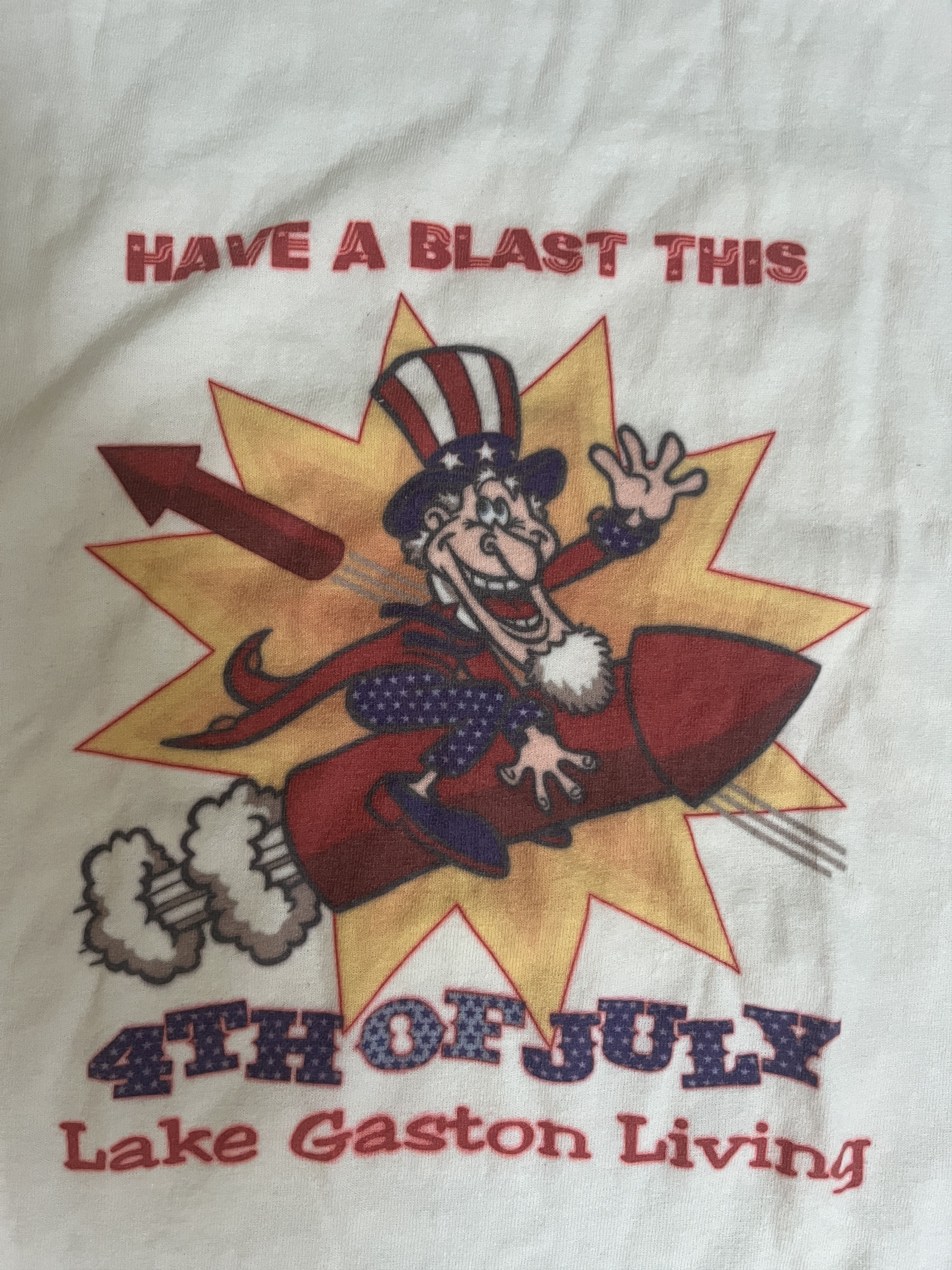 Vintage 90s 4th of July Graphic Tee Size US L / EU 52-54 / 3 - 2 Thumbnail