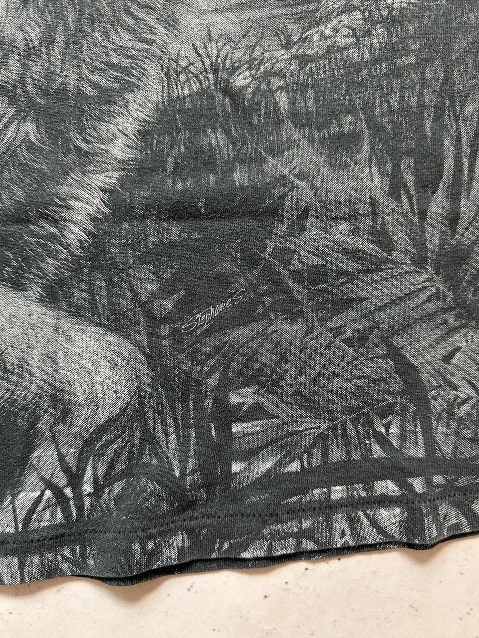 Vintage Vintage 3D Emblem Wolf Made In USA Boxy T-shirt Y2K L Size US L / EU 52-54 / 3 - 4 Thumbnail