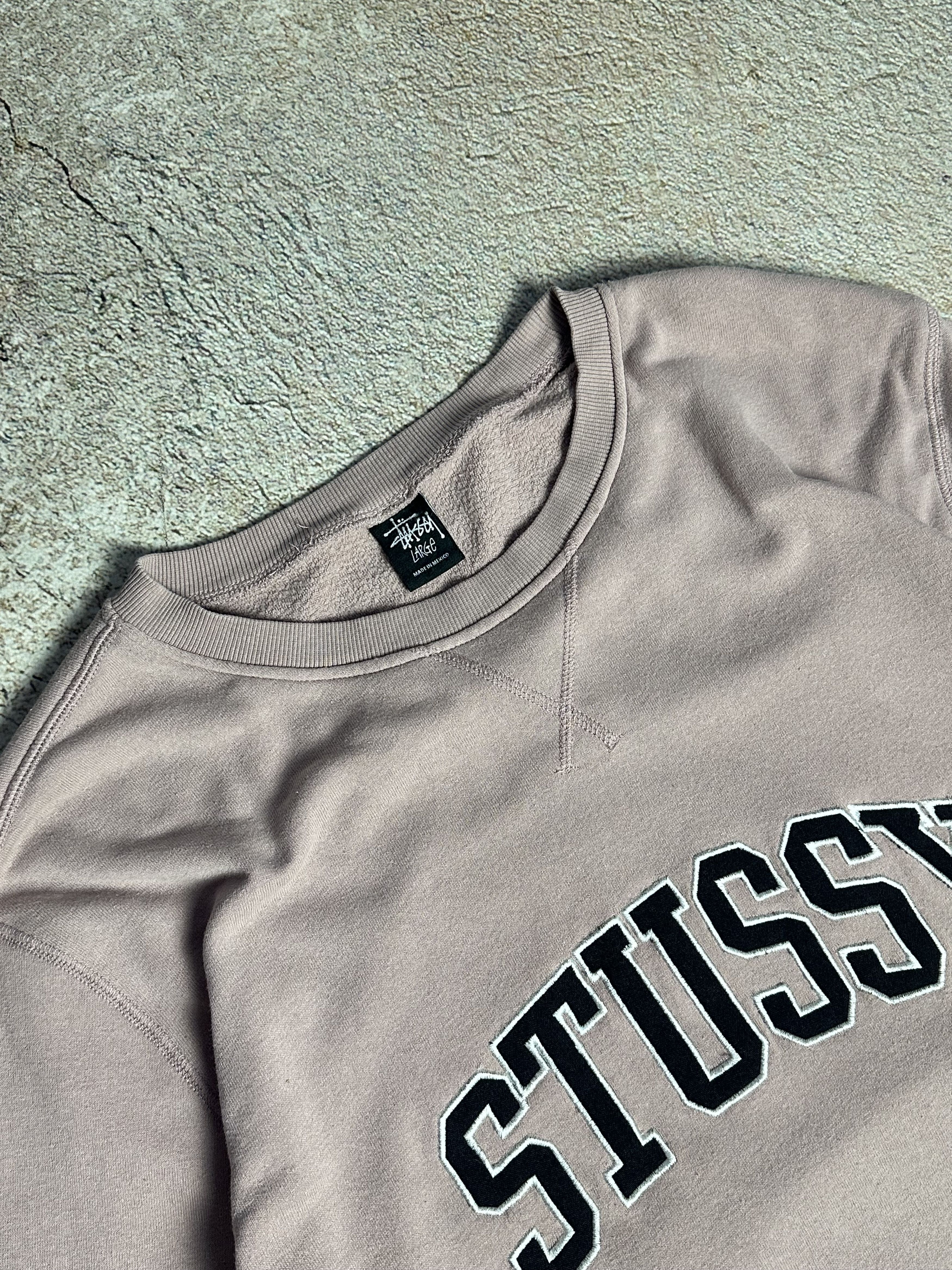 Stussy × Vintage Vintage sweatshirt stussy big logo boxy fit Size US L / EU 52-54 / 3 - 3 Thumbnail