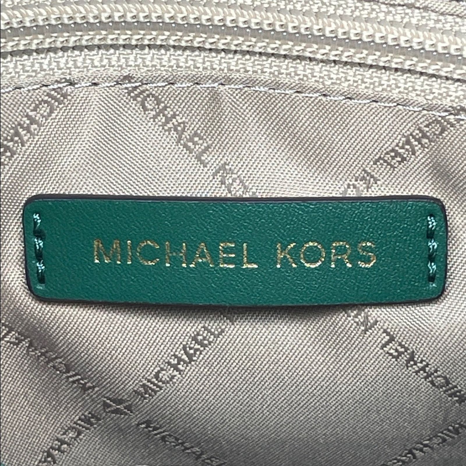 Michael Kors Michael Kors Hamilton Green Satchel Size ONE SIZE - 15 Thumbnail