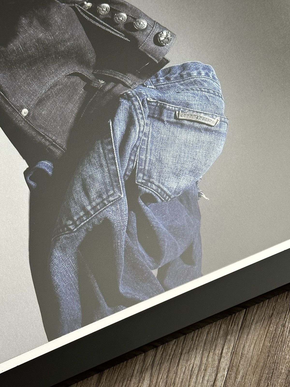 Chrome Hearts 🖤Chrome Hearts🖤 Denim 9x12 Framed Poster Size ONE SIZE - 4 Thumbnail