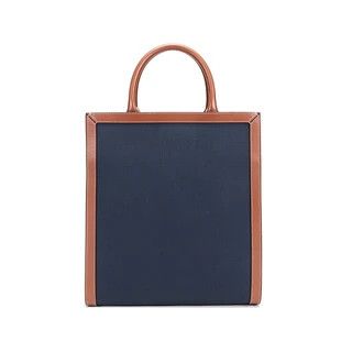 Celine o1bcso1str0725 Size :OS / 192082 Small Cabas Bag in Navy/Tan Size ONE SIZE - 2 Thumbnail