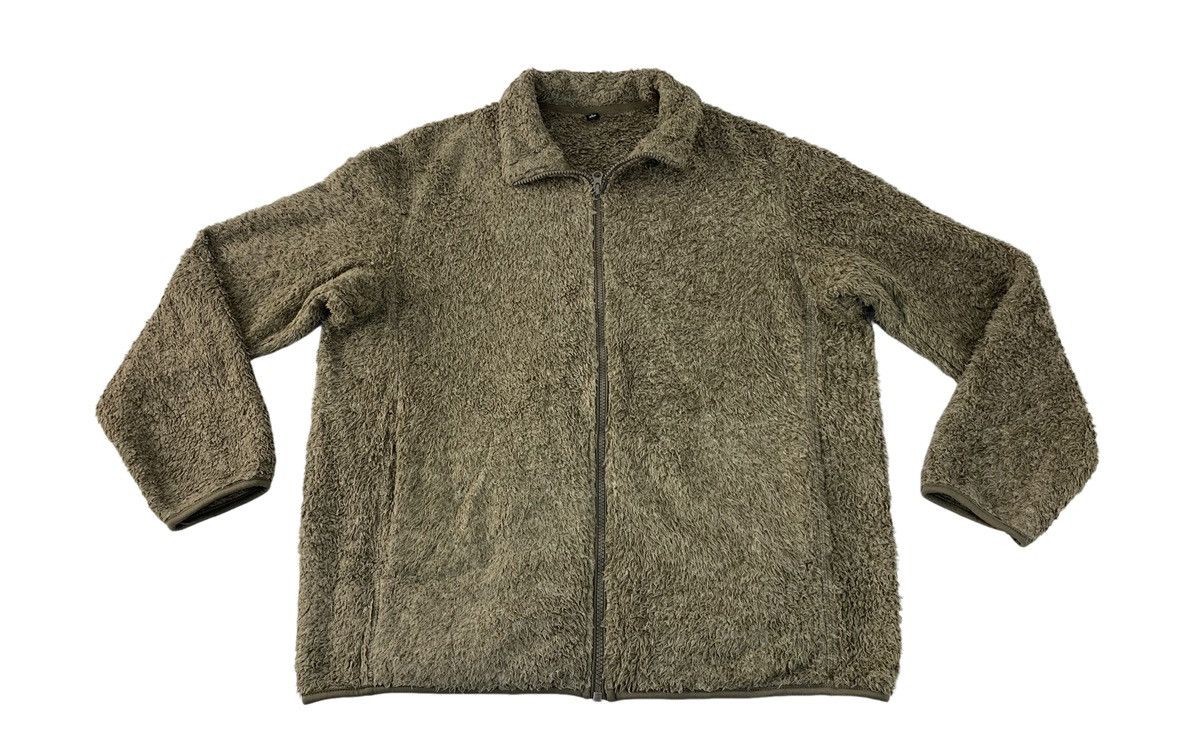 Vintage Japanese Brand Fleece Fluffy Jacket Zip Up Double Pocket Size US L / EU 52-54 / 3 - 1 Thumbnail