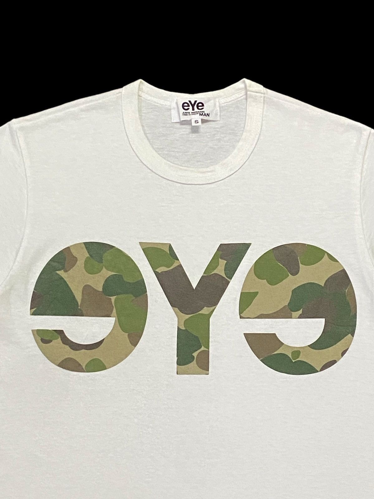 Comme des Garcons Junya Watanabe AD2015 EYE Camo Logo Shirt Size US S / EU 44-46 / 1 - 11 Thumbnail