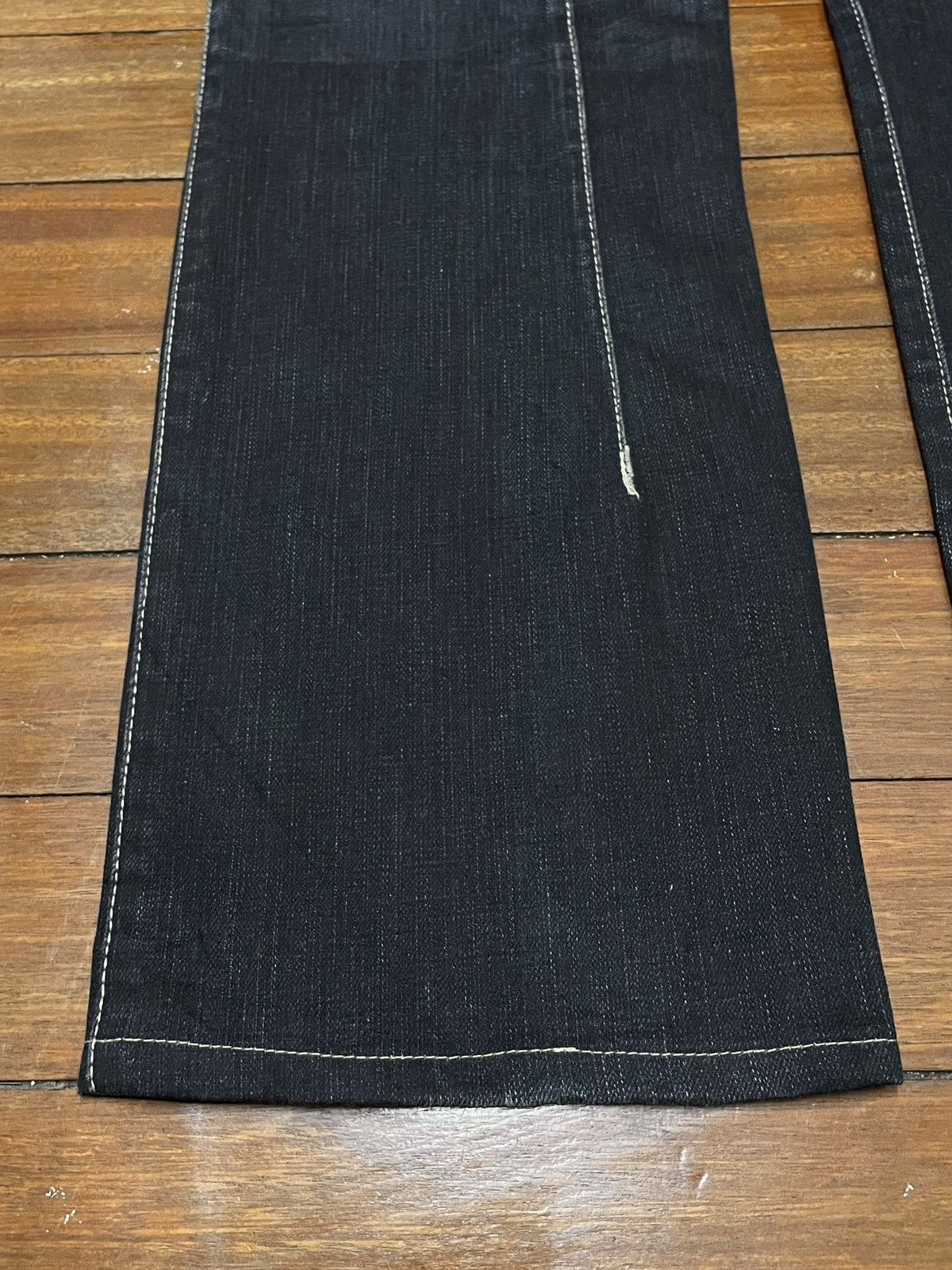 Vintage Rare Design Vintage Japanese Brand Ikka Flare Jeans 2000s Size US 35 - 7 Thumbnail