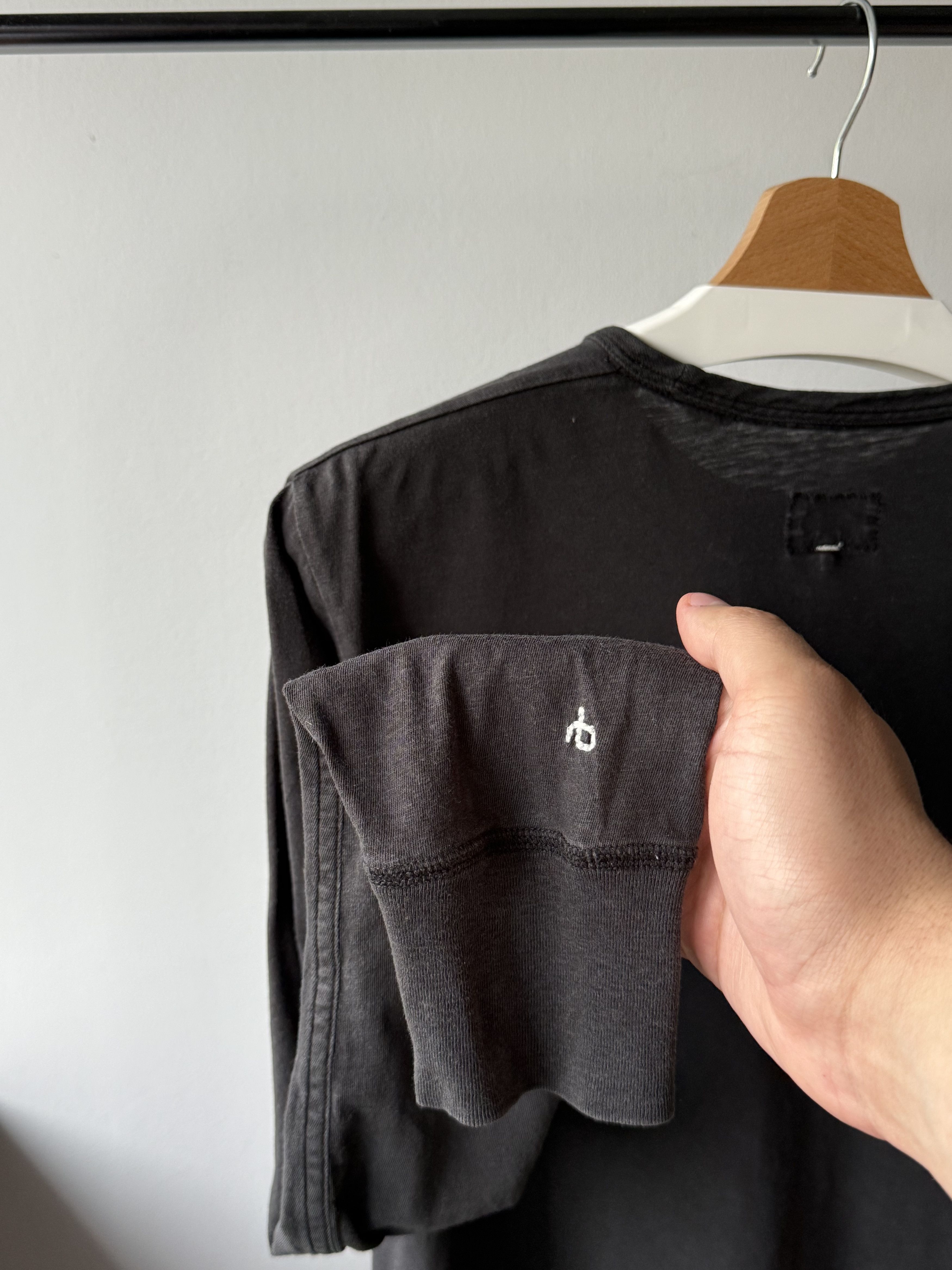 Rag & Bone Rag & Bone New York Standard Issue Crew Long Sleeve T-Shirt Size US S / EU 44-46 / 1 - 9 Thumbnail