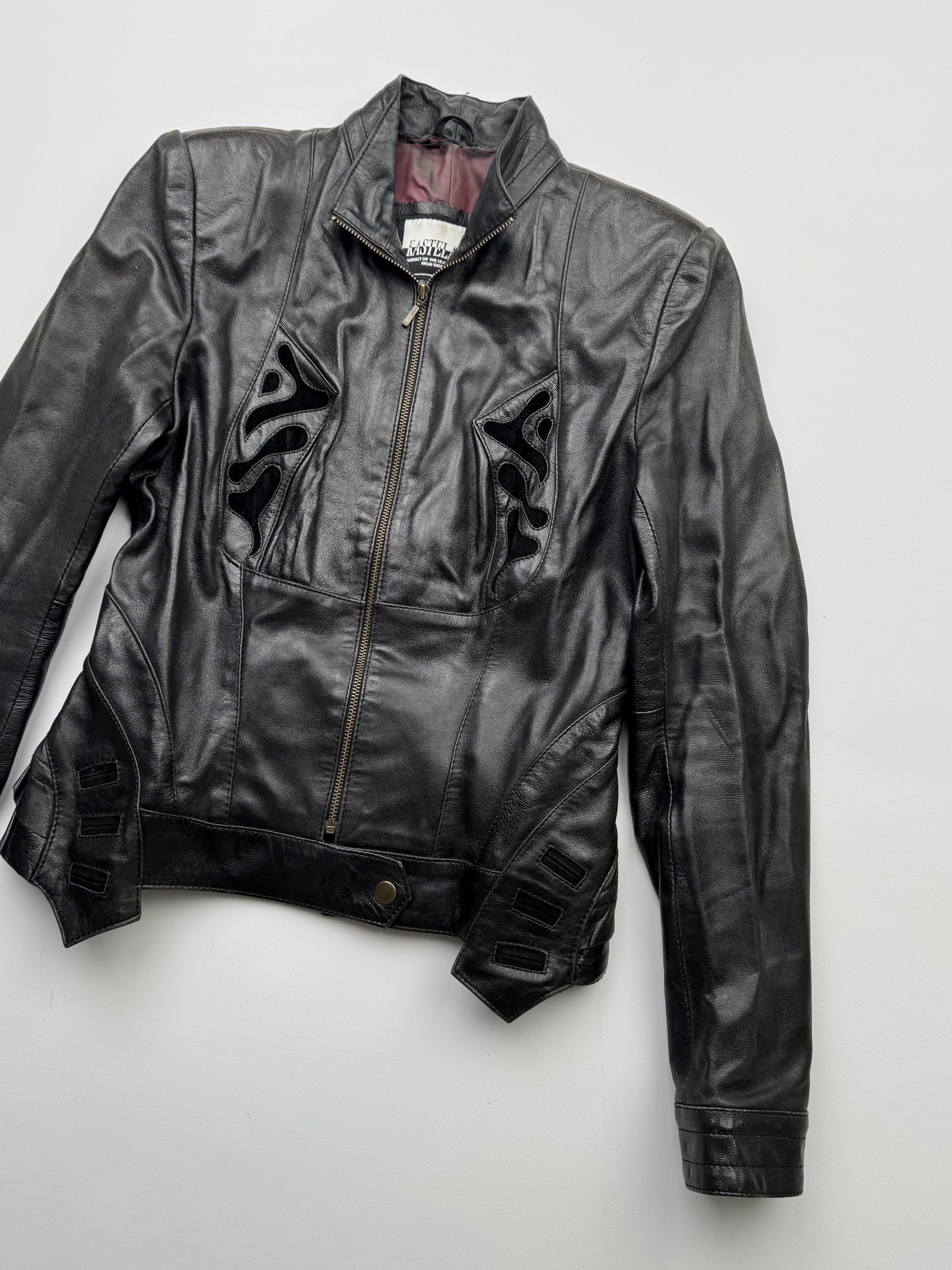 Japanese Brand Vintage Cropped Leather Jacket B416(V175) Size S / US 4 / IT 40 - 3 Thumbnail