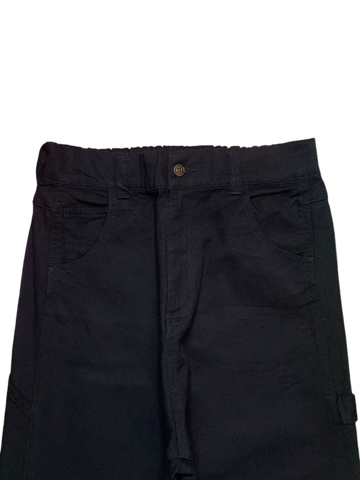 Japanese Brand Vintage Japanese Brand Black Baggy Carpenter Jeans Size US 27 - 4 Thumbnail
