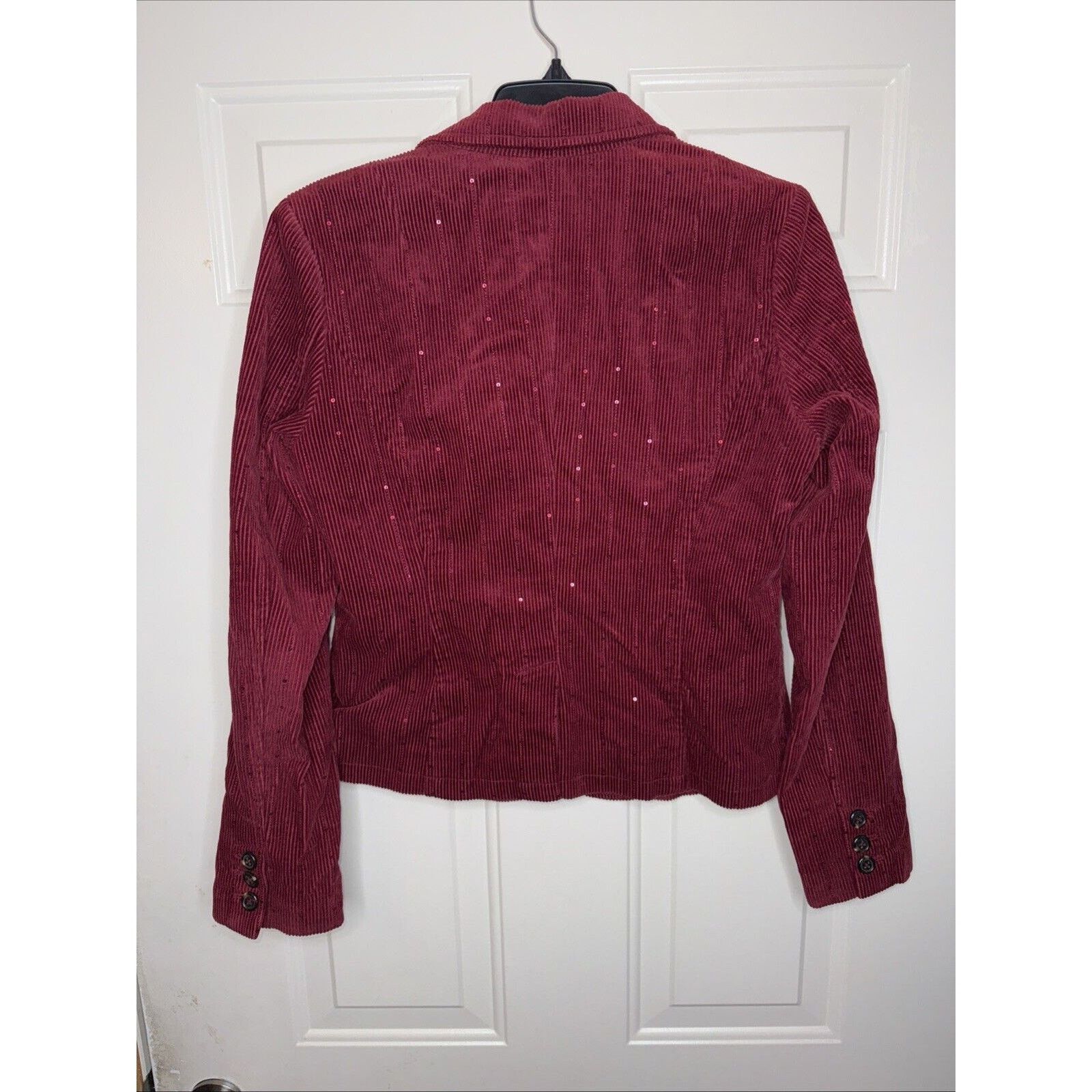 American Eagle Outfitters American Eagle Sequin Corduroy Jacket Blazer Women’s Medium Size M / US 6-8 / IT 42-44 - 6 Thumbnail