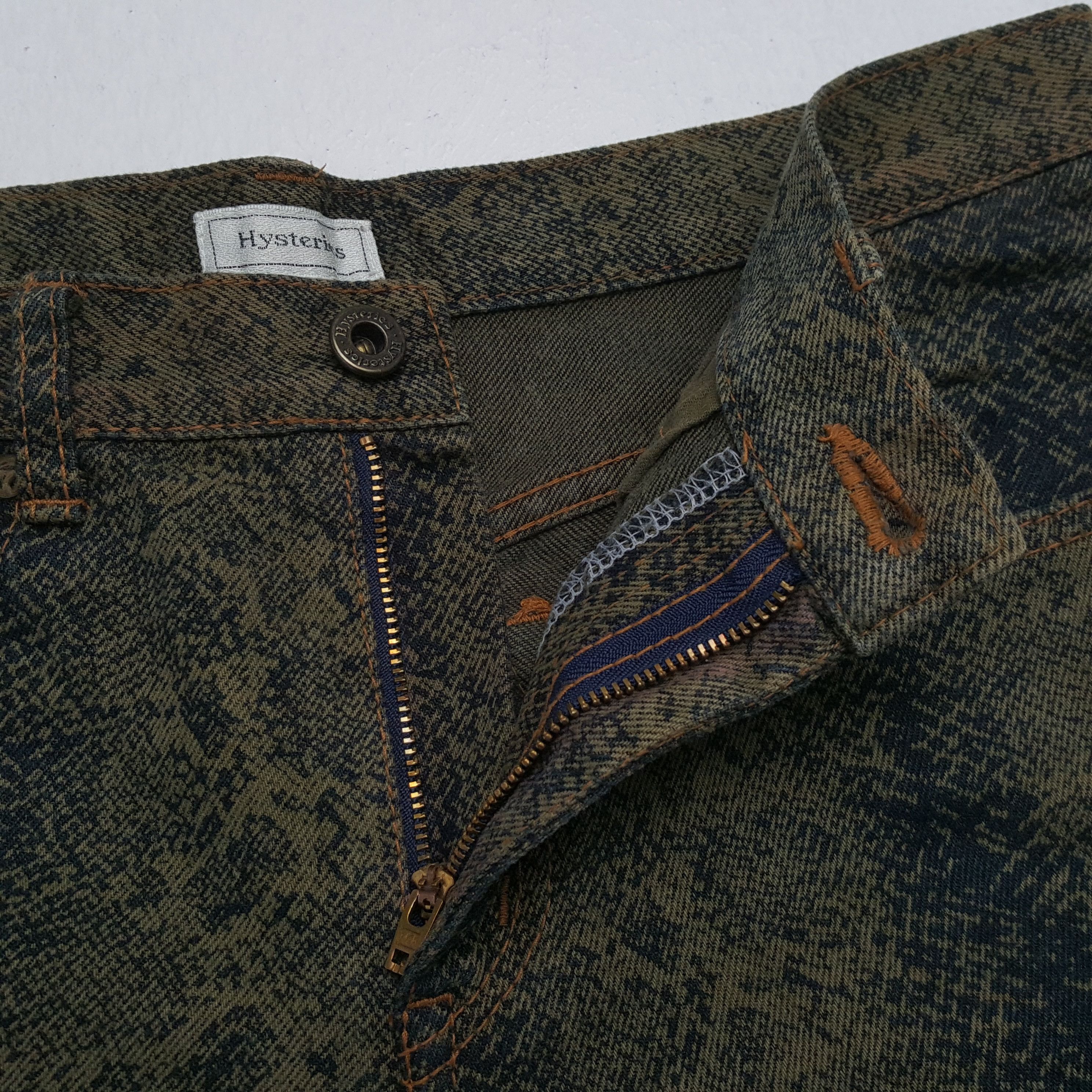 Hysteric Glamour × Japanese Brand × Vintage HYSTERIC GLAMOUR Rare Fashion Design Style Jeans Size US 28 / EU 44 - 12 Thumbnail
