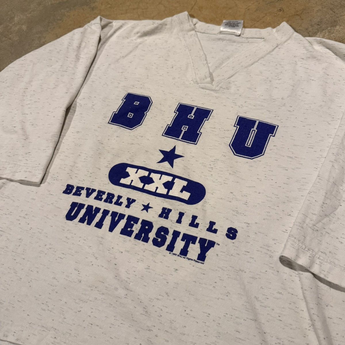 Vintage 1990s Beverly Hills University XXL Jersey Style Tee ERD Size US L / EU 52-54 / 3 - 3 Thumbnail