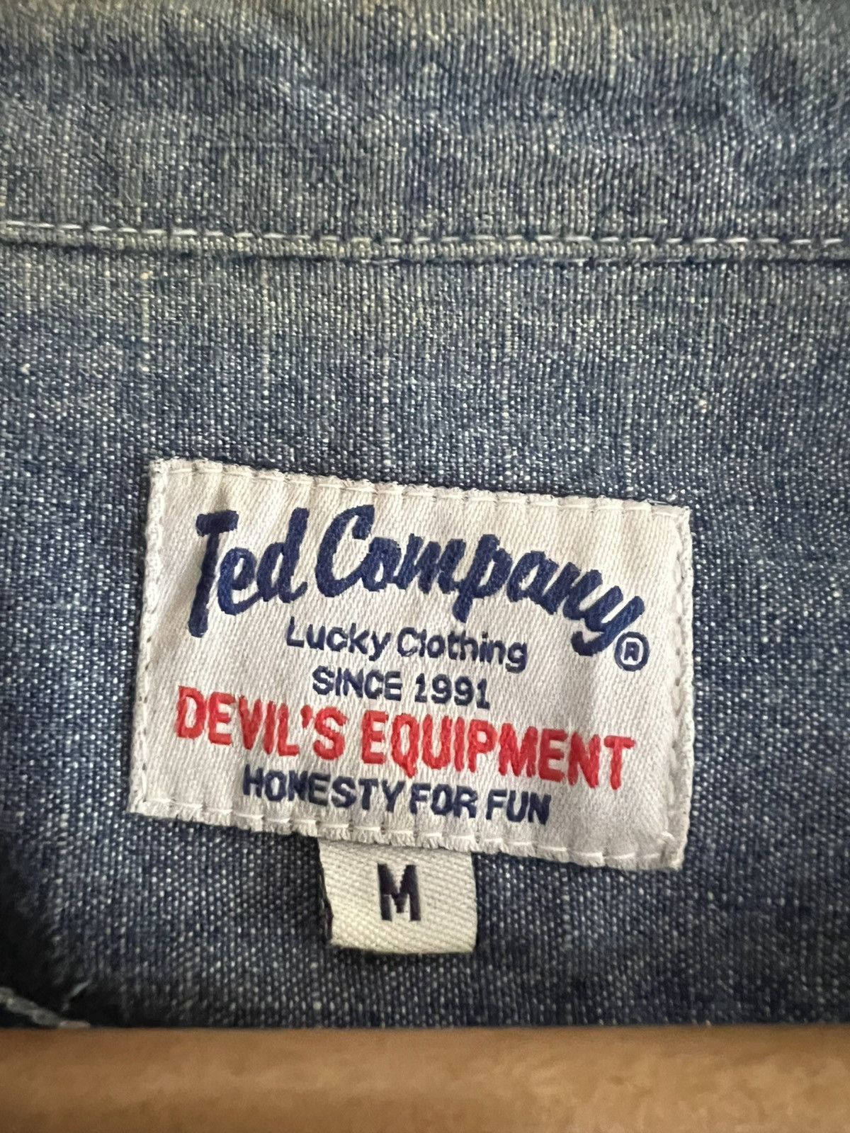 Tedman Tedman Devil Shirt – Rare Japanese Archive Grail Size US M / EU 48-50 / 2 - 11 Thumbnail