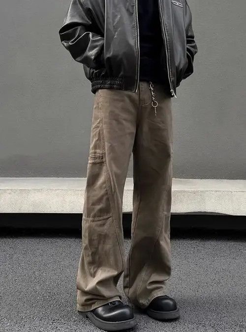 VIBE Y2K Dessert Niche Loose Workwear Jeans Size US 28 / EU 44 - 2 Thumbnail